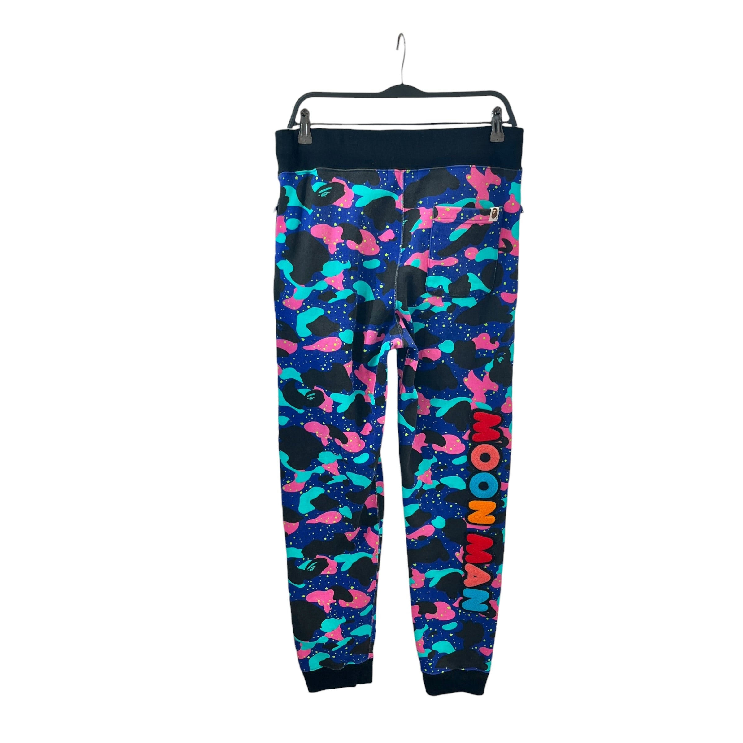 A BATHING APE/Straight Pants/L/Cotton/MLT/All Over Print/Galaxy Sweatpants view 2