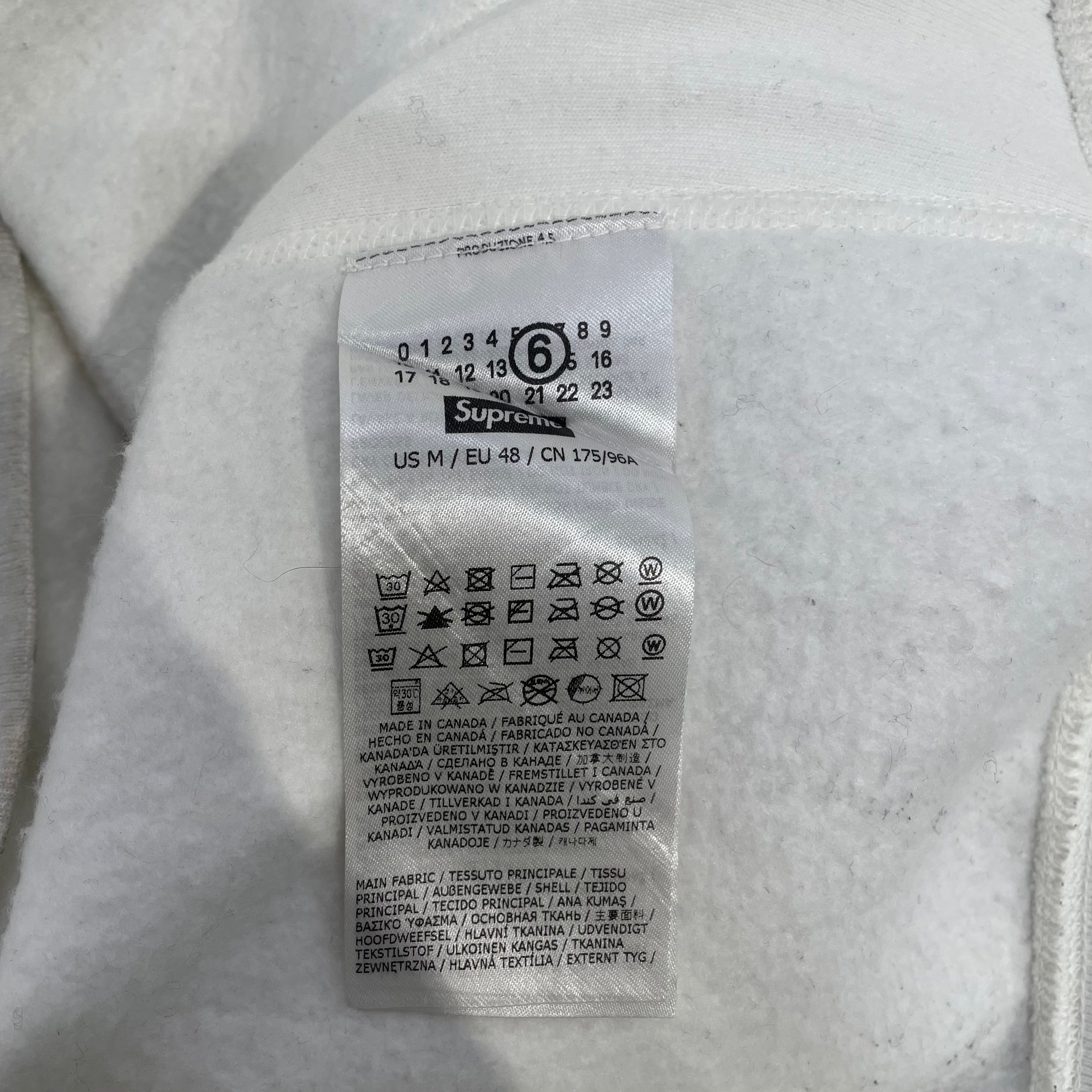 Supreme/Hoodie/M/Cotton/SLV/margiela sprypaint hoodie view 4