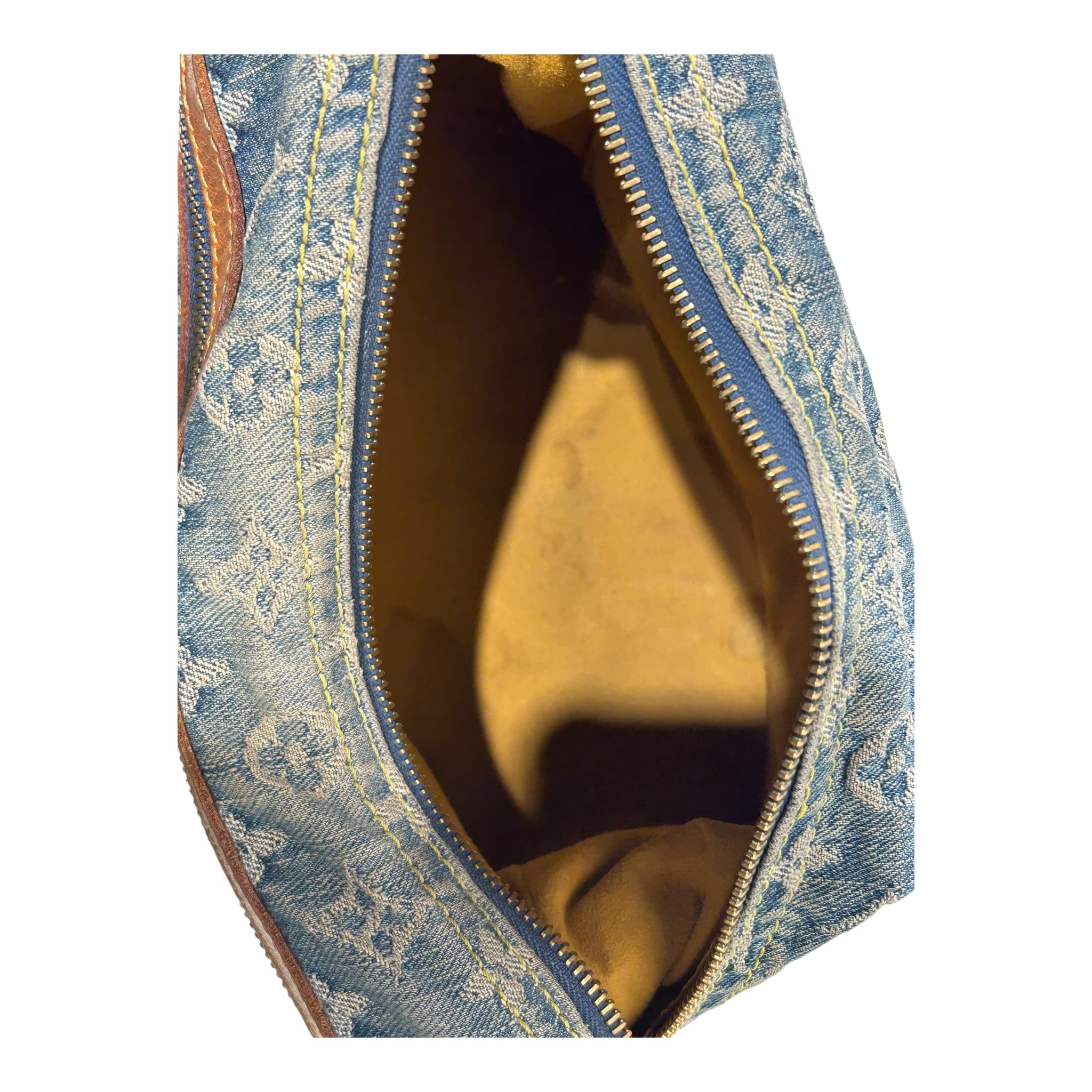 LOUIS VUITTON/Bag/Monogram/Denim/BLU/Monogram Baggy PM view 4