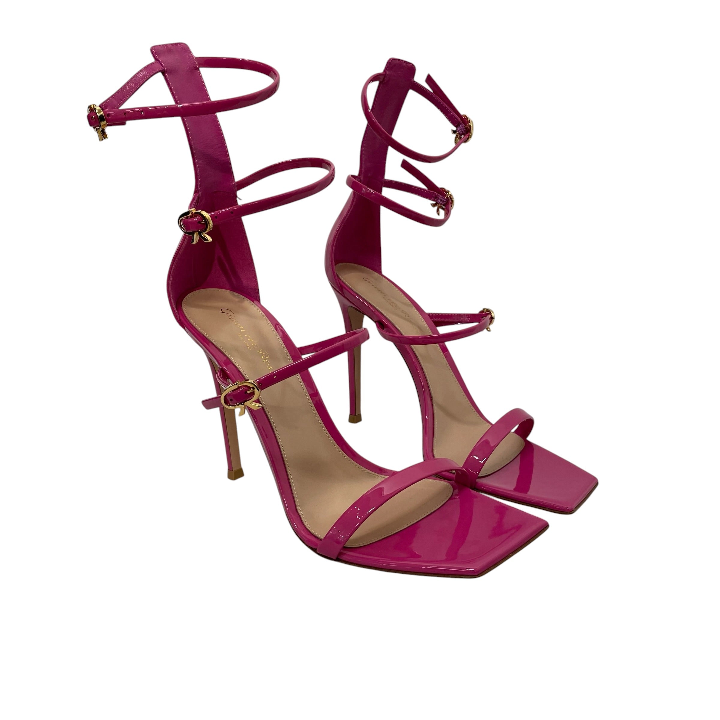 Gianvito Rossi/Heels/EU 39/PNK/Ribbon Uptown Heels view 2