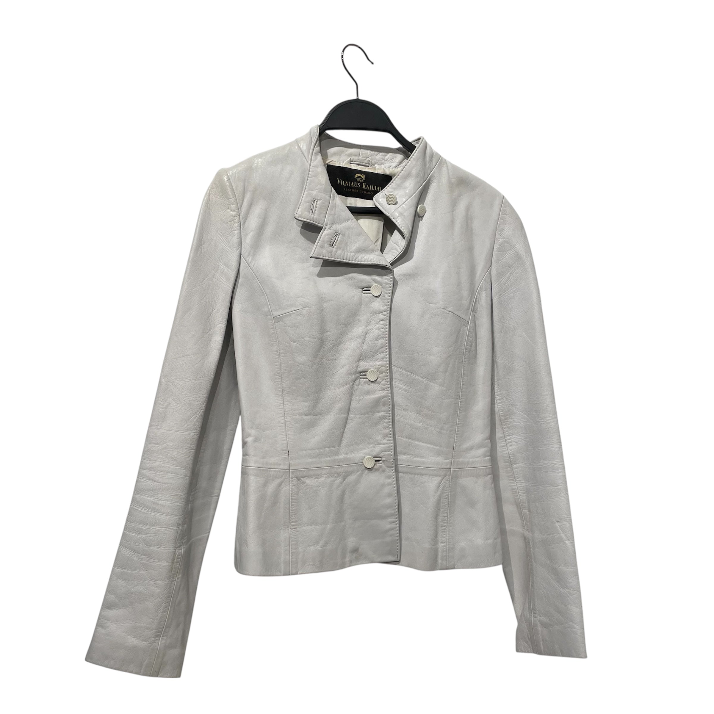 VILNIAUS KALLIAI/Leather Jkt/S/Leather/WHT/ view 1