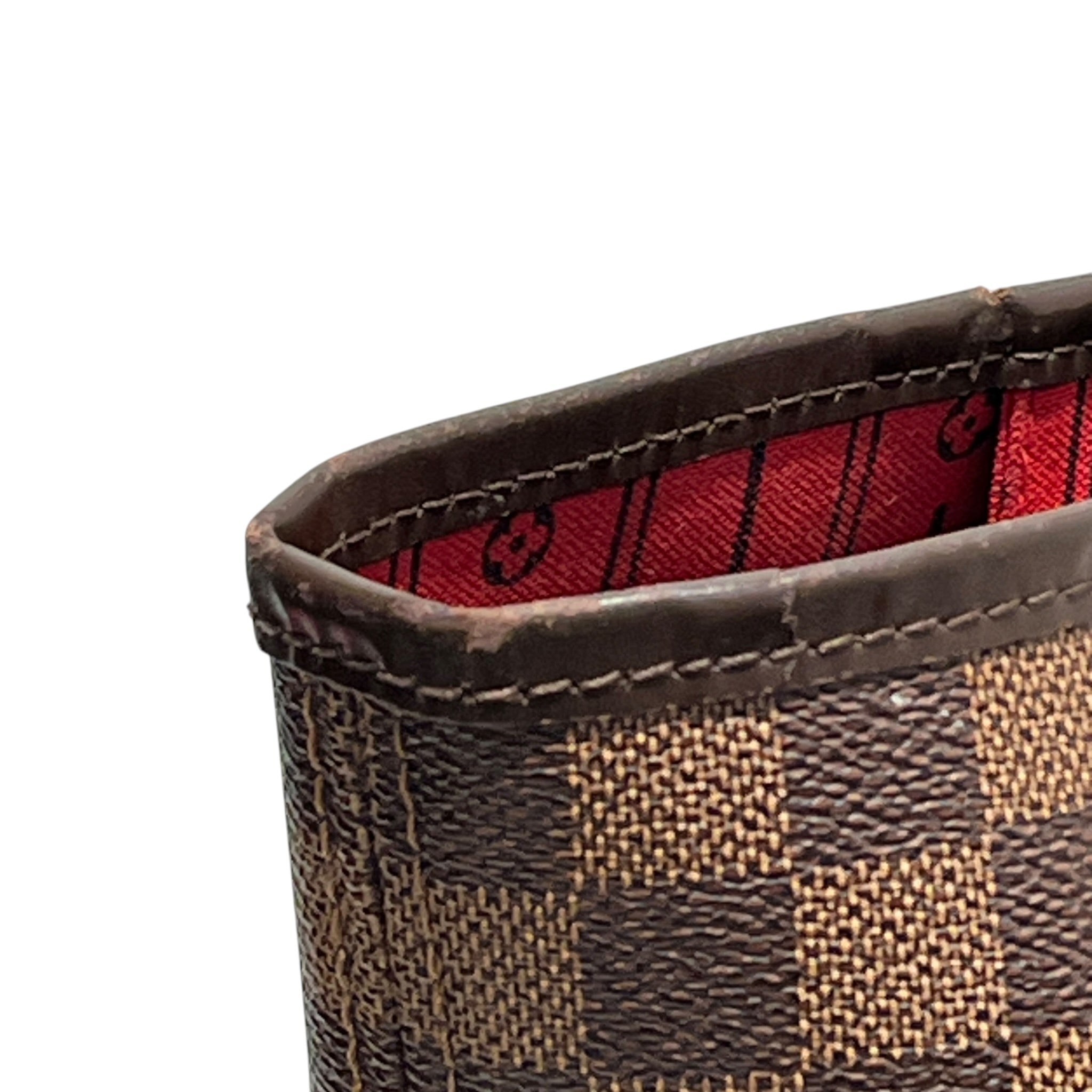 LOUIS VUITTON/Tote Bag/Monogram/Leather/BRW/Neverfull MM Damier Ebene Tote view 12