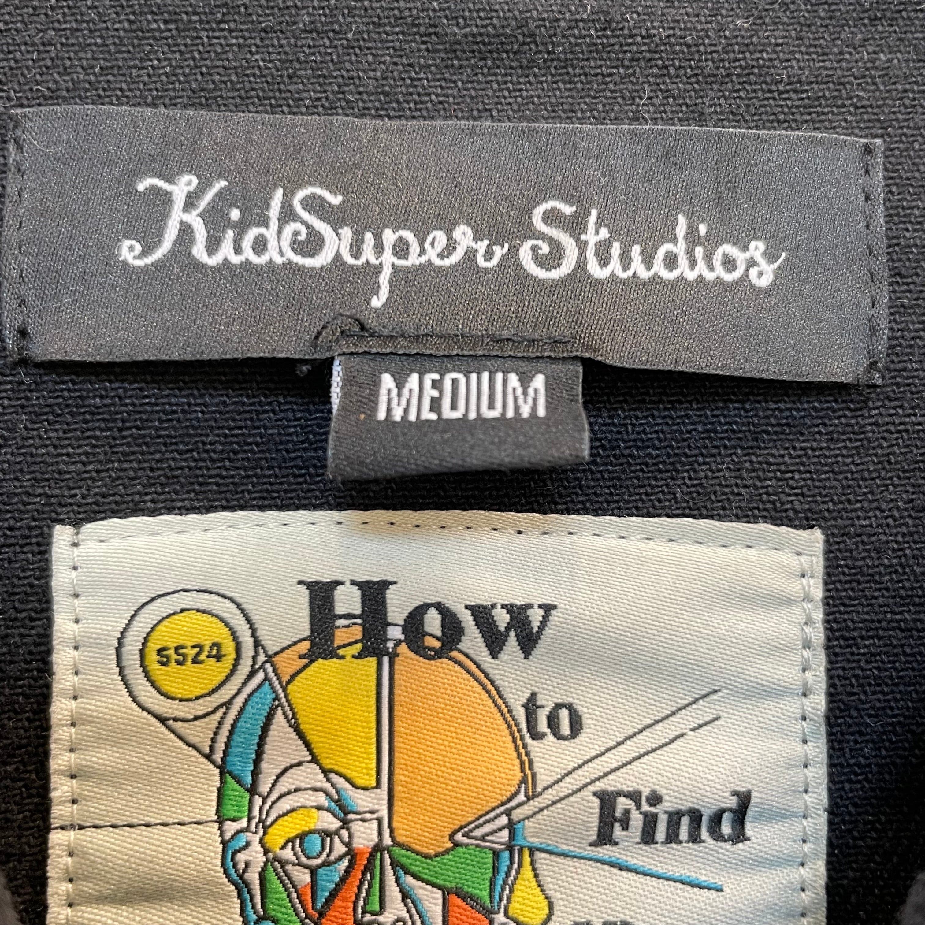 KIDSUPER STUDIOS/Denim Jkt/M/Corduroy/BLK/MESSY STICHED view 3