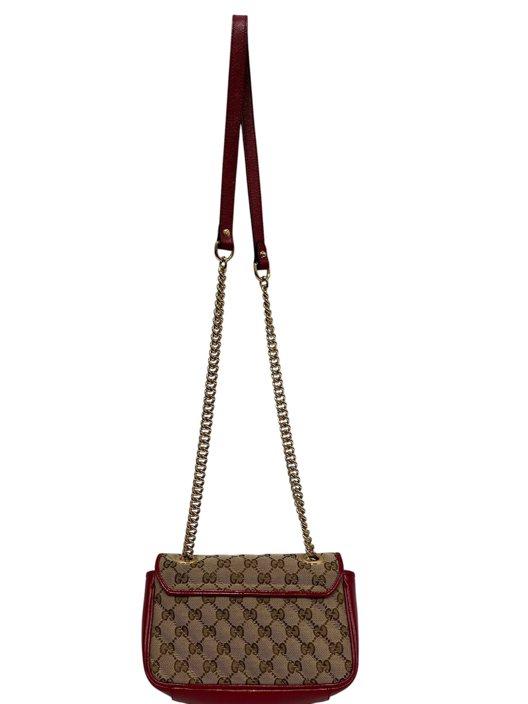 GUCCI/Cross Body Bag/Monogram/Cotton/BRD/GG MARMONT view 2