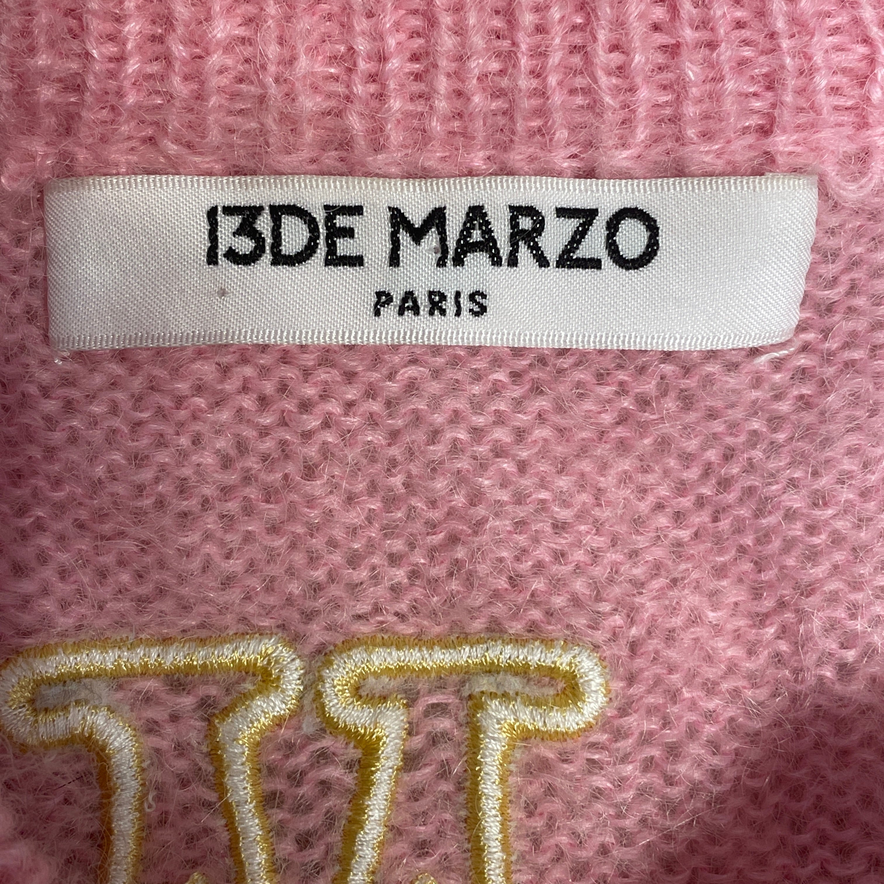 13 De Marzo/Sweater/Stripe/Wool/PNK/ view 3
