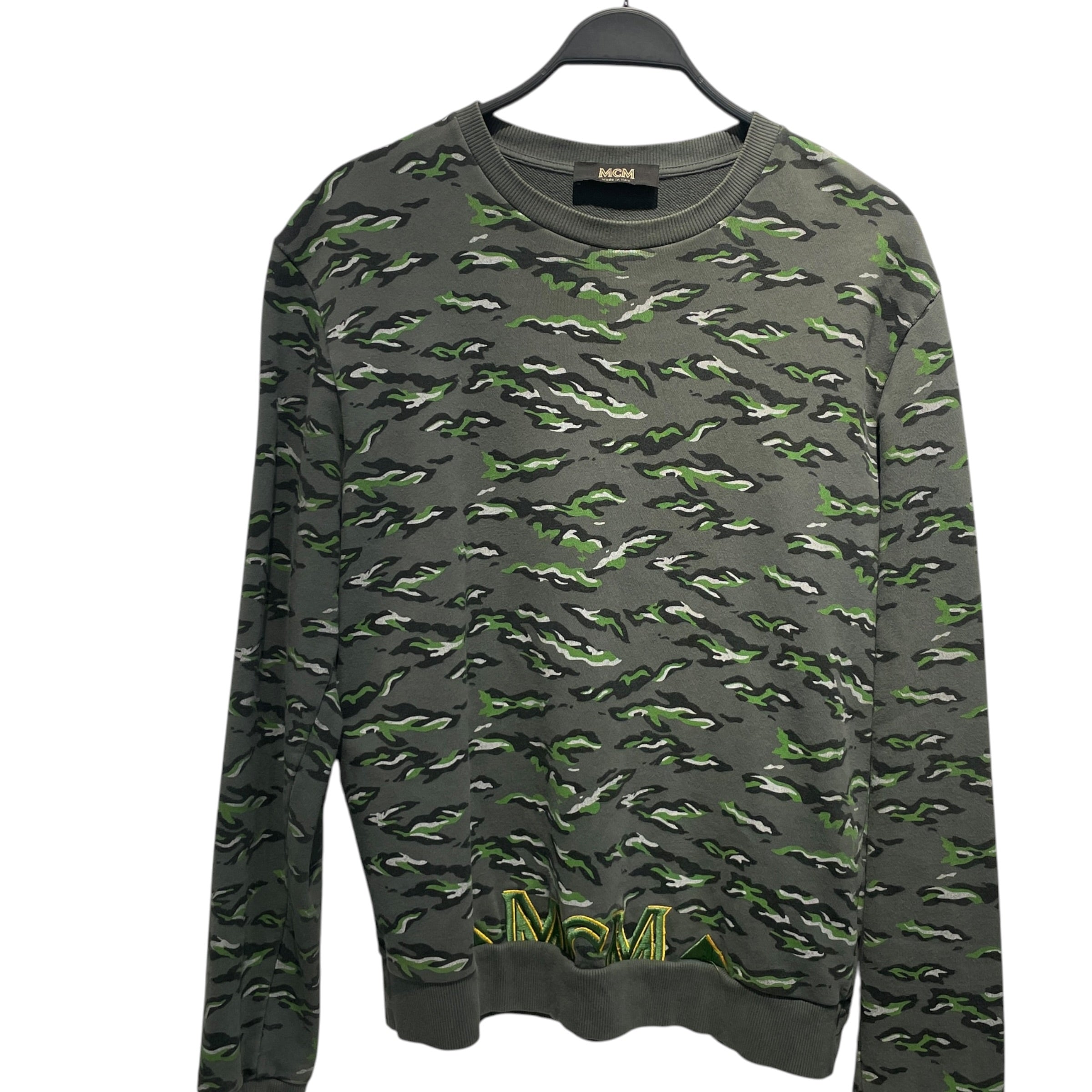 MCM/Sweatshirt/S/Animal Pattern/Cotton/GRN/MCM SWESHT GREEN view 1