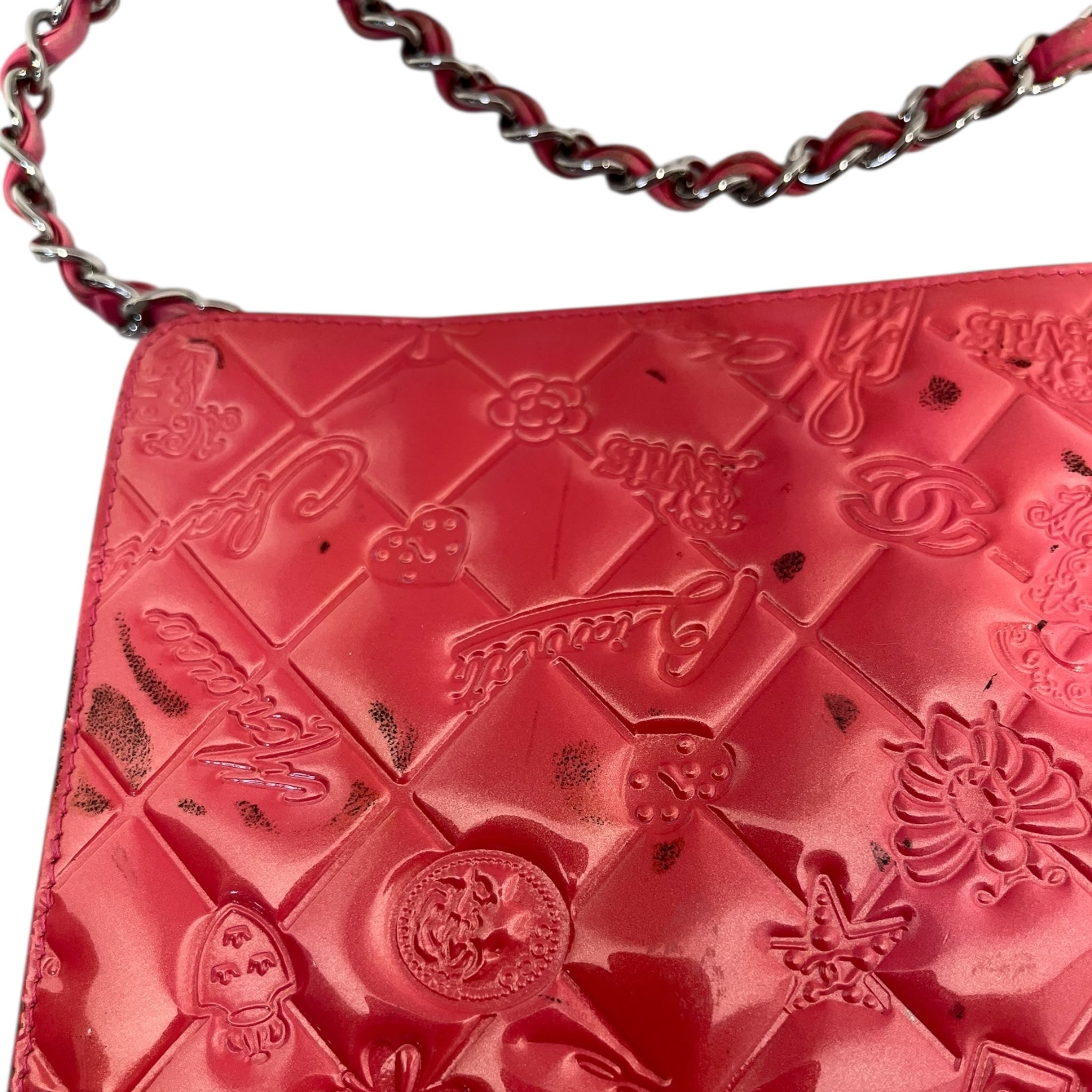CHANEL/Cross Body Bag/Pink/All Over Print/ view 6