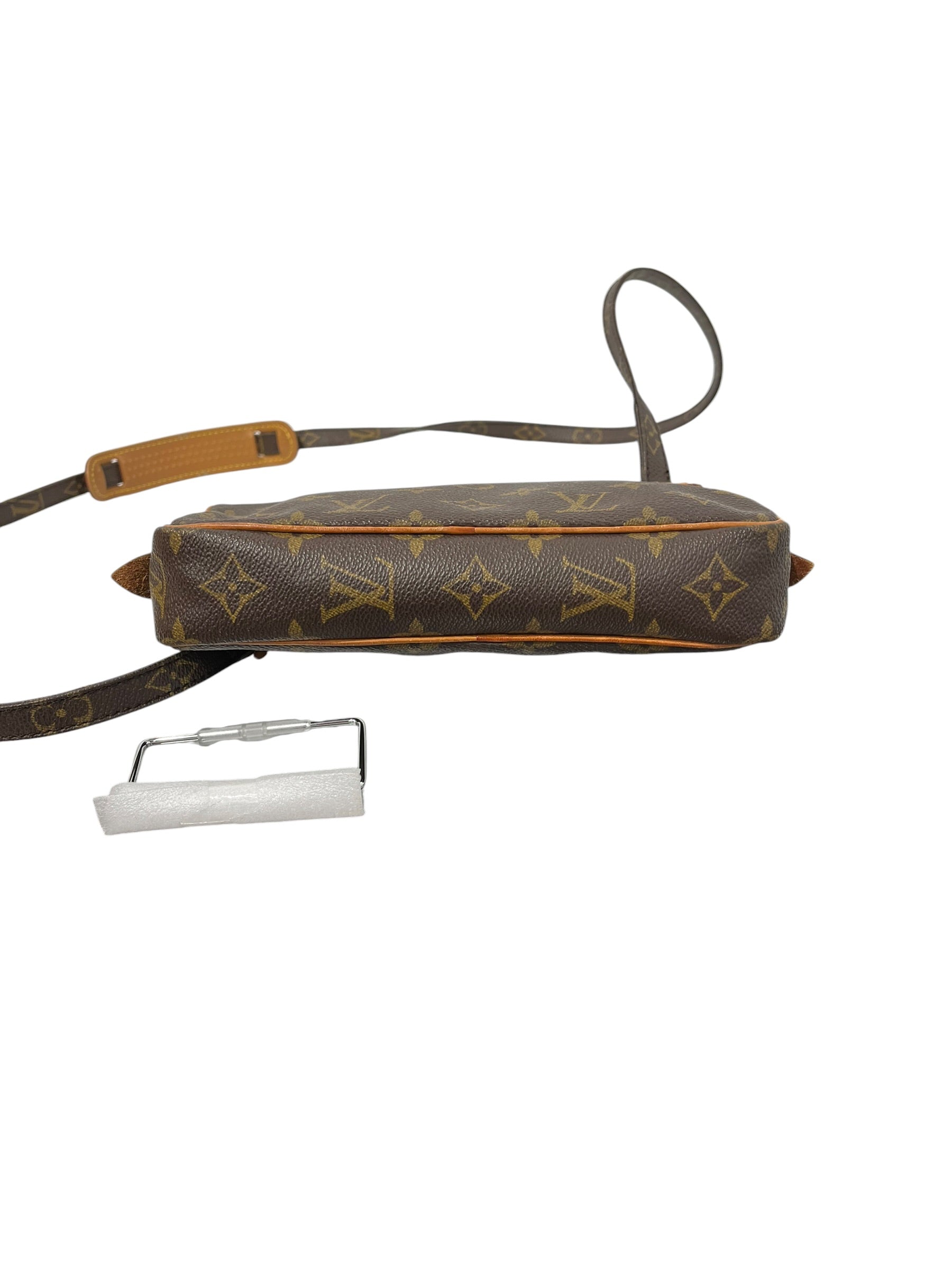 LOUIS VUITTON/Cross Body Bag/Brown/Monogram/POCHETTE MARLY BANDOULIERE_MONOGRAM CANVAS/M51828 view 3