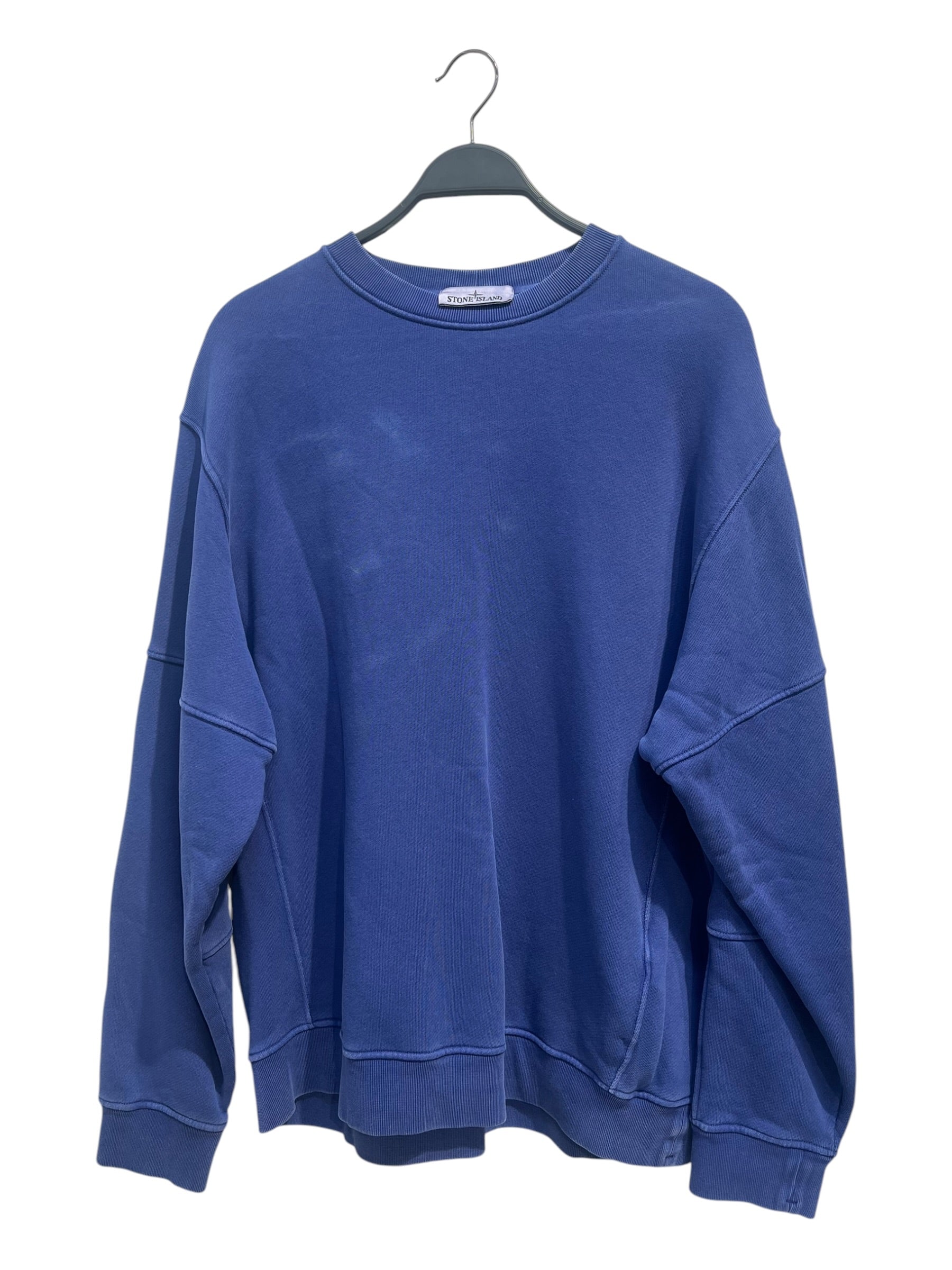 STONE ISLAND/Sweatshirt/XL/Cotton/NVY/CUT & SEW PANELS PATCH view 1