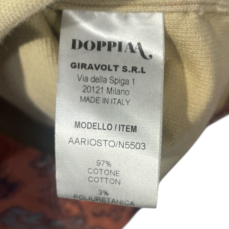 AA DOPPIAA/LS Shirt/41/Suede/BRD/Paisley/