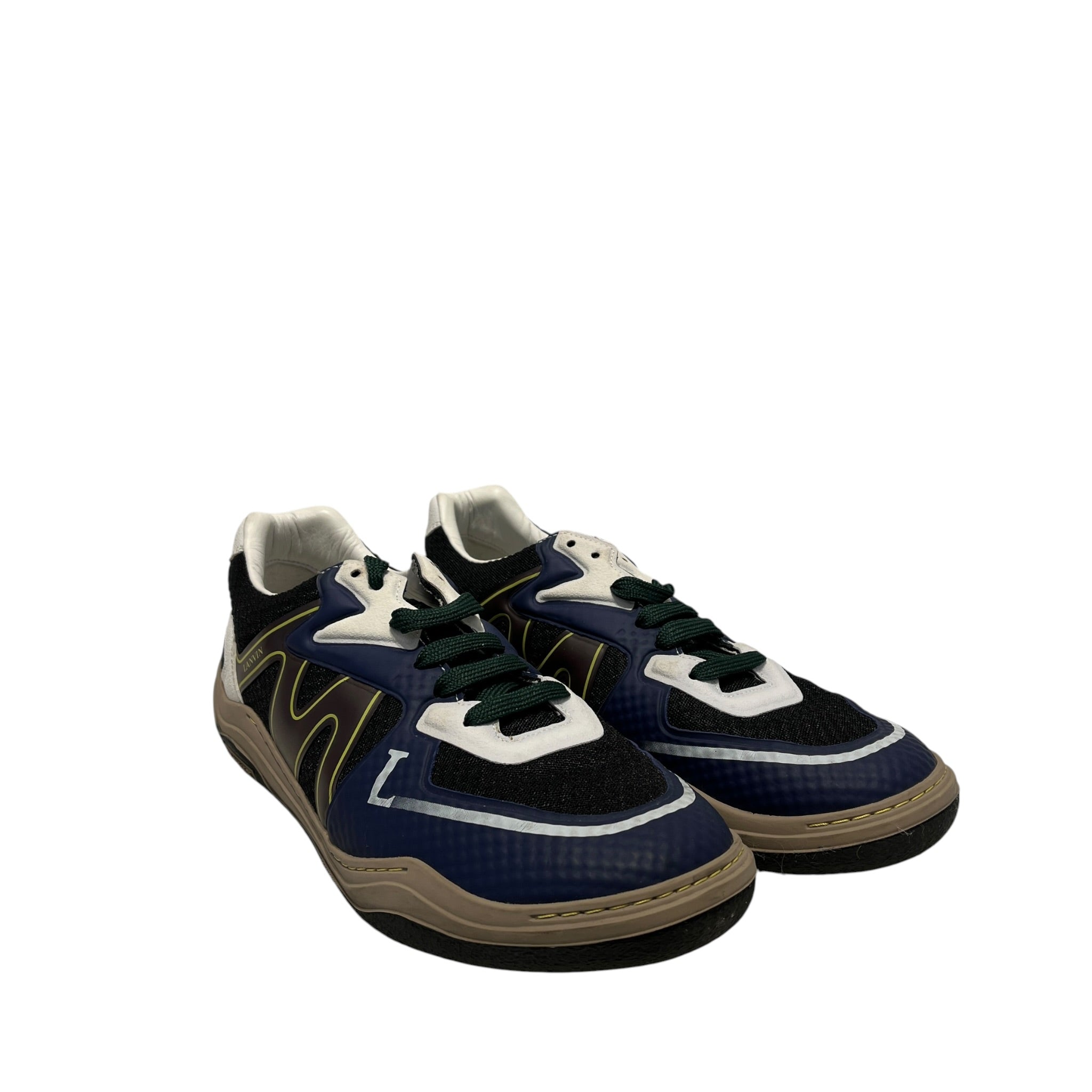 LANVIN/Low-Sneakers/US 10/BLU/LANVIN BLUE&GREEN SNEAKER view 1