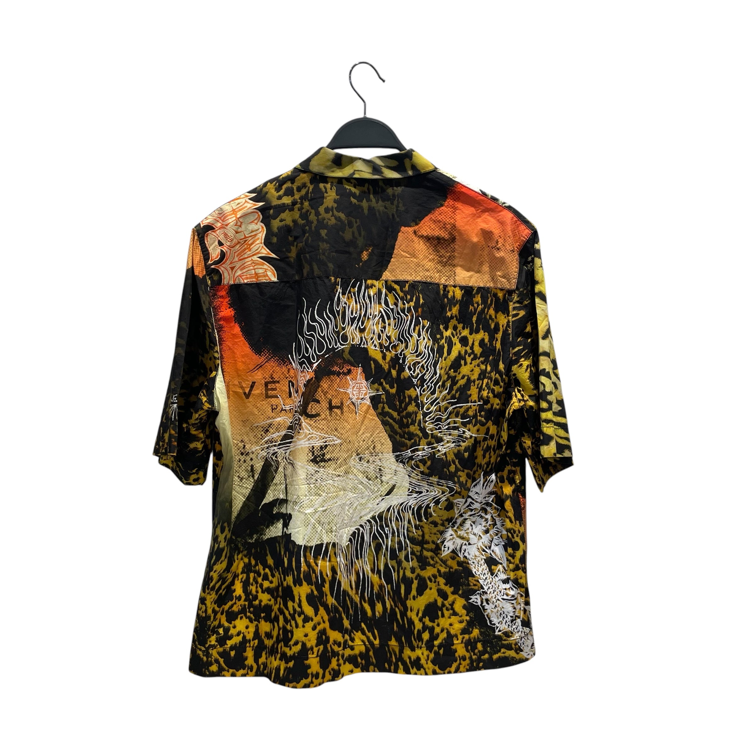 GIVENCHY/Shirt/M/Cotton/YEL/Animal Pattern/ALL OVER COLOR BUTTON UP view 2