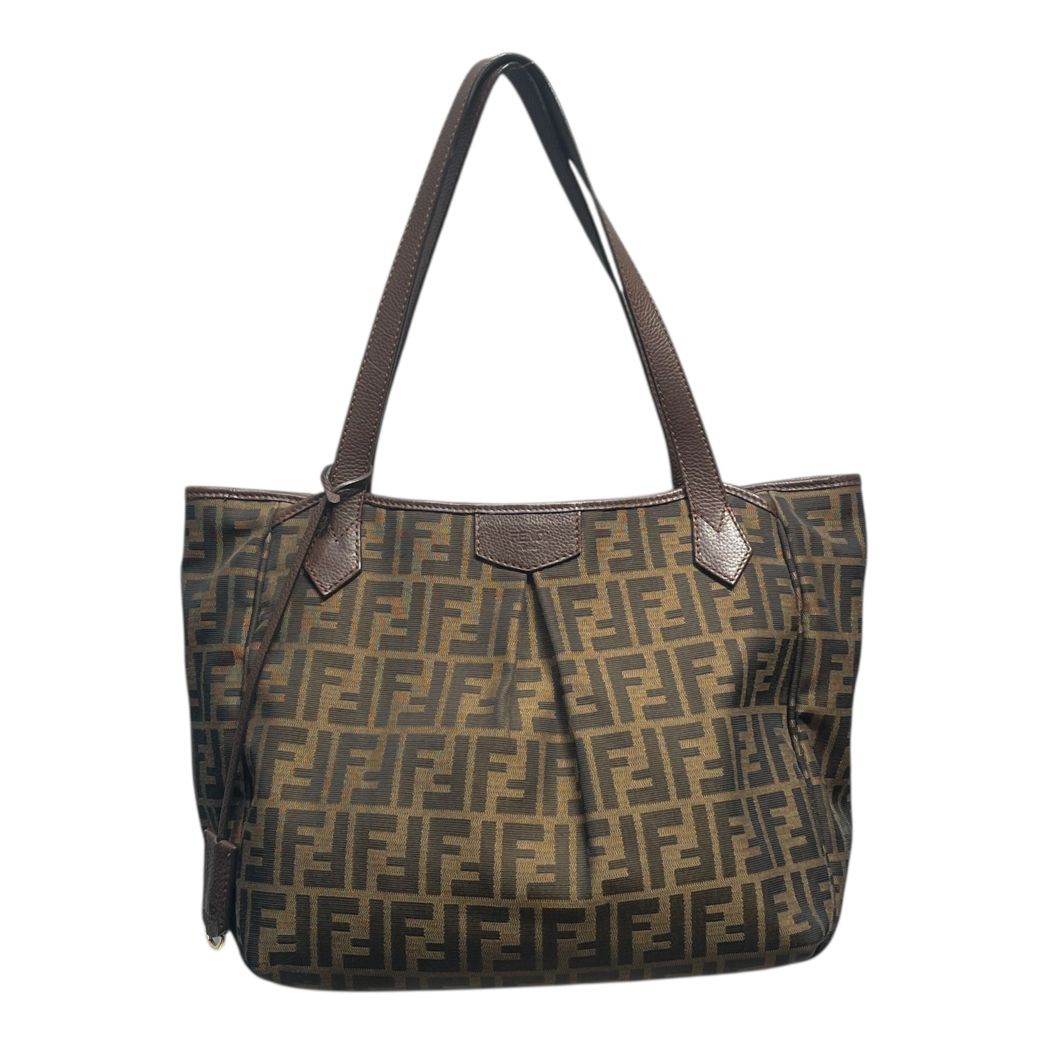 FENDI/Tote Bag/L/Monogram/Cotton/BRW/ view 2