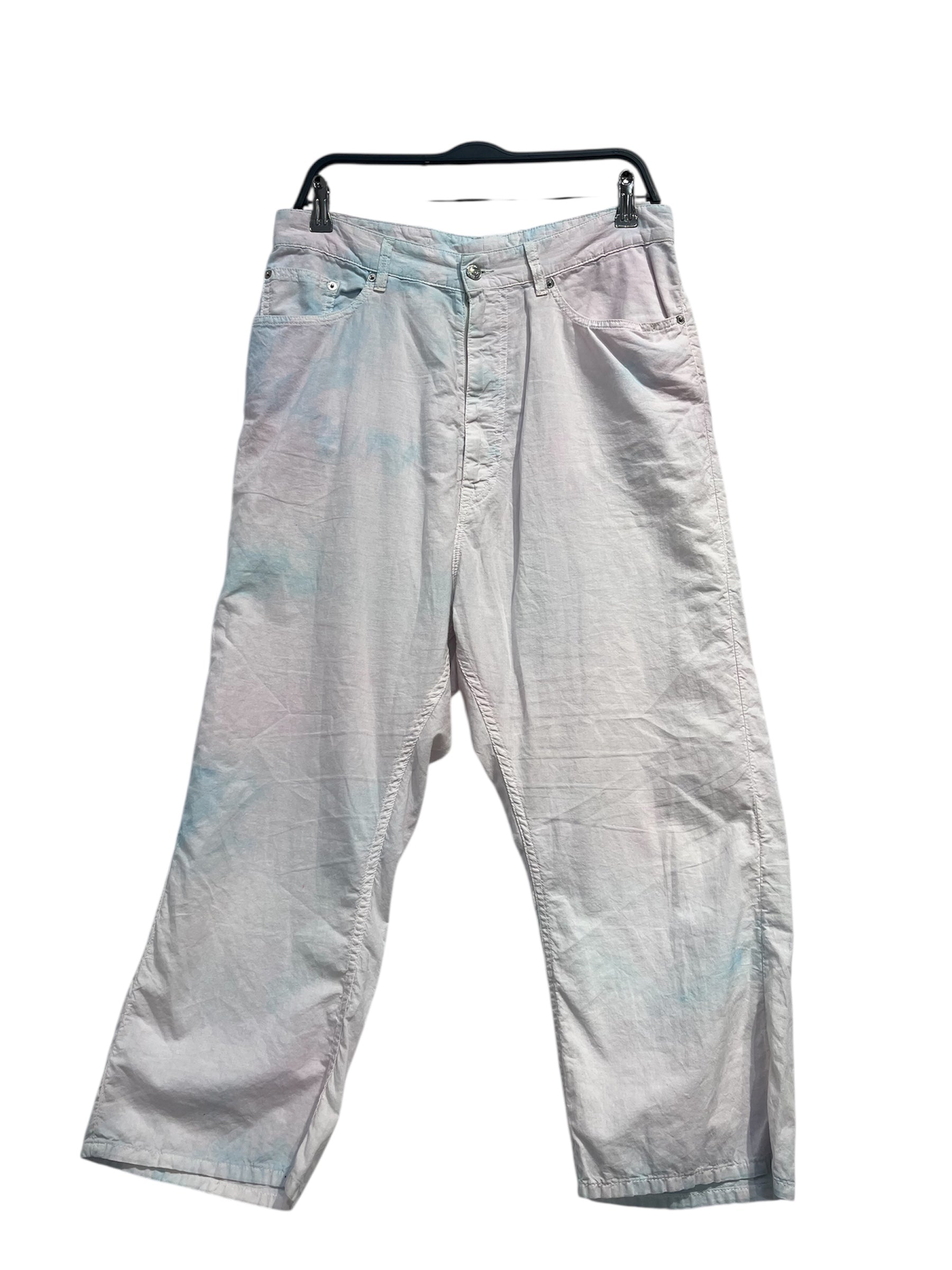 MM6/Cropped Pants/46/Cotton/MLT/tie dye cropped pants view 1