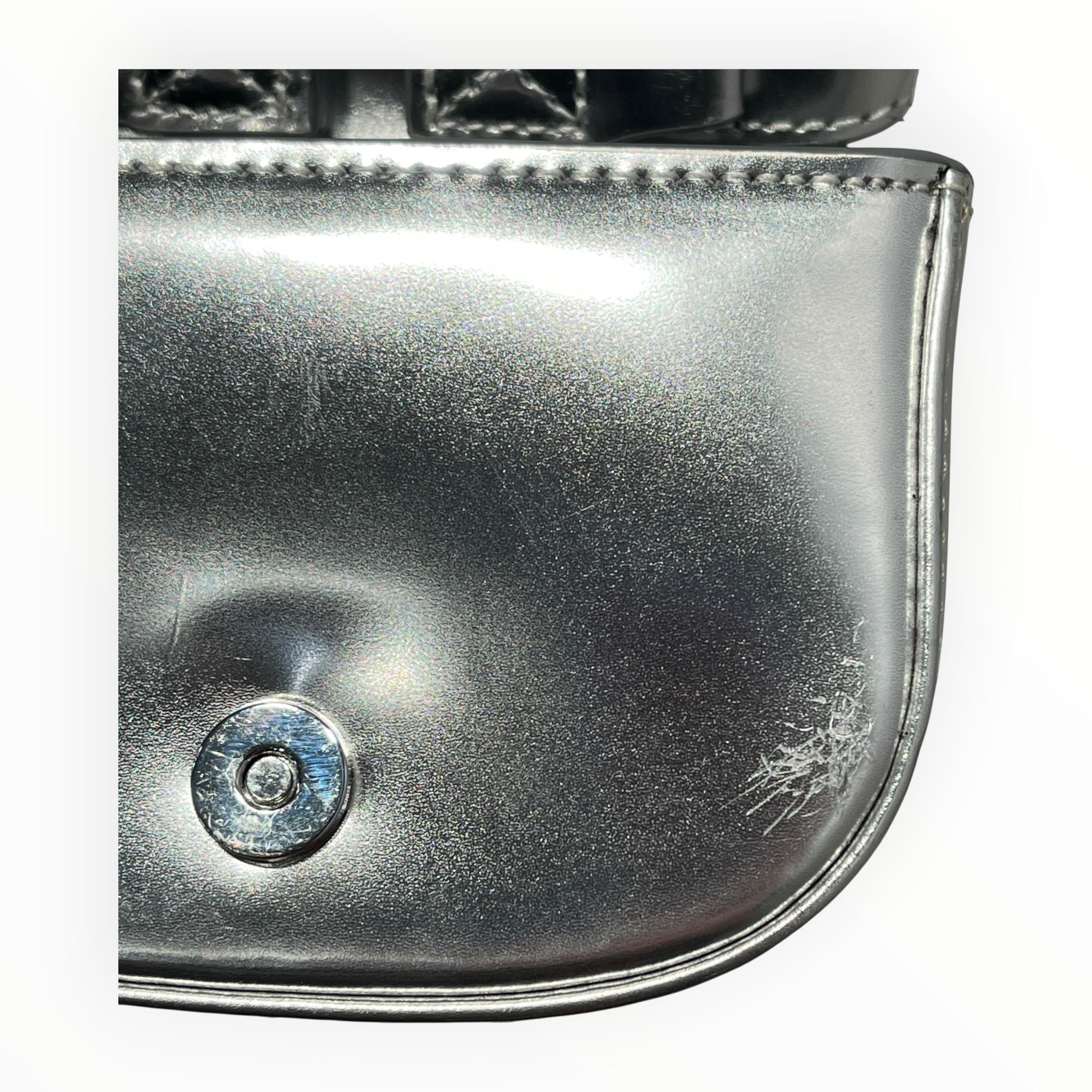 DIESEL/Hand Bag/SLV/1DR Metallic Lthr Shoulder Bag view 5