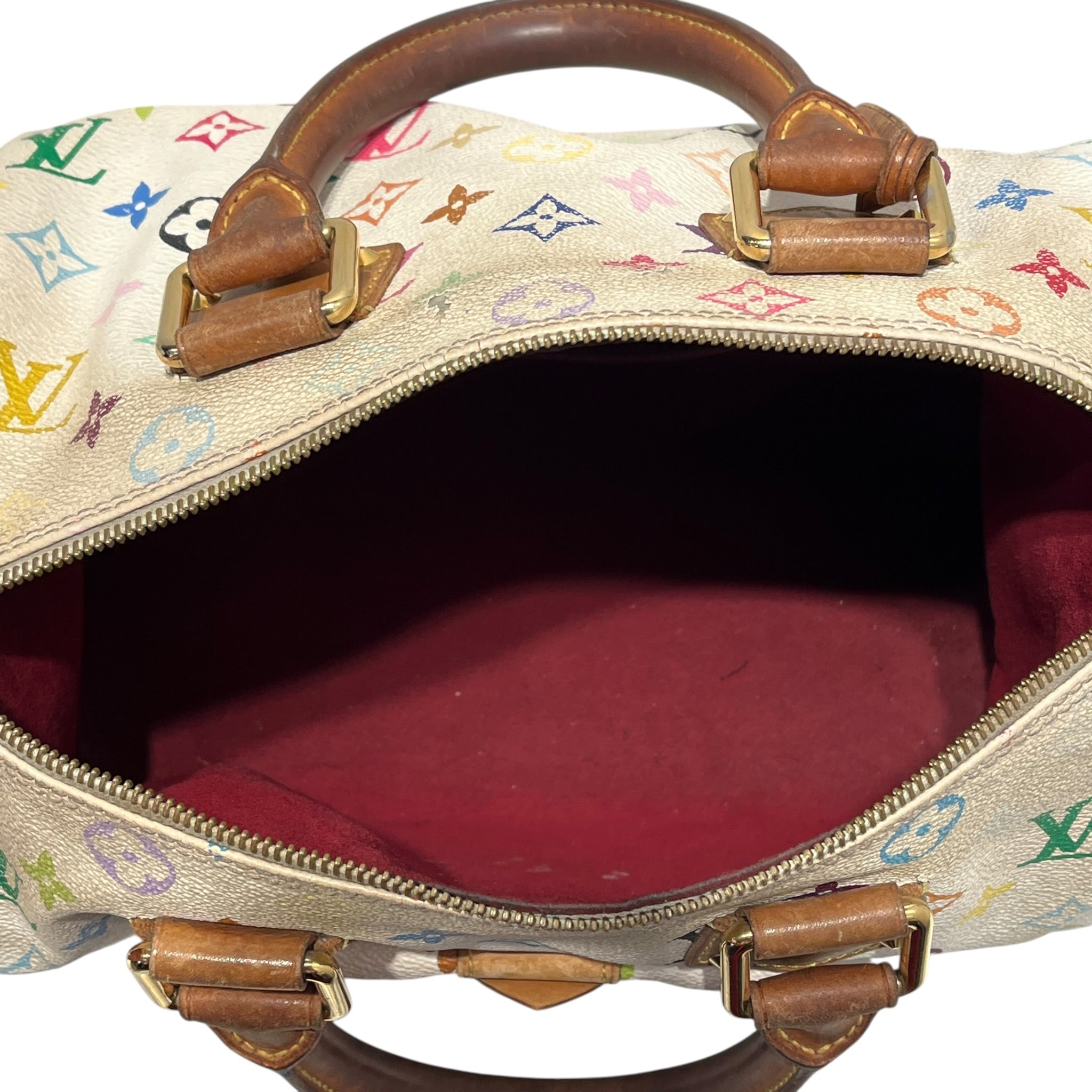 LOUIS VUITTON/Hand Bag/Monogram/MLT/TAKASHI MURAKAMI view 4