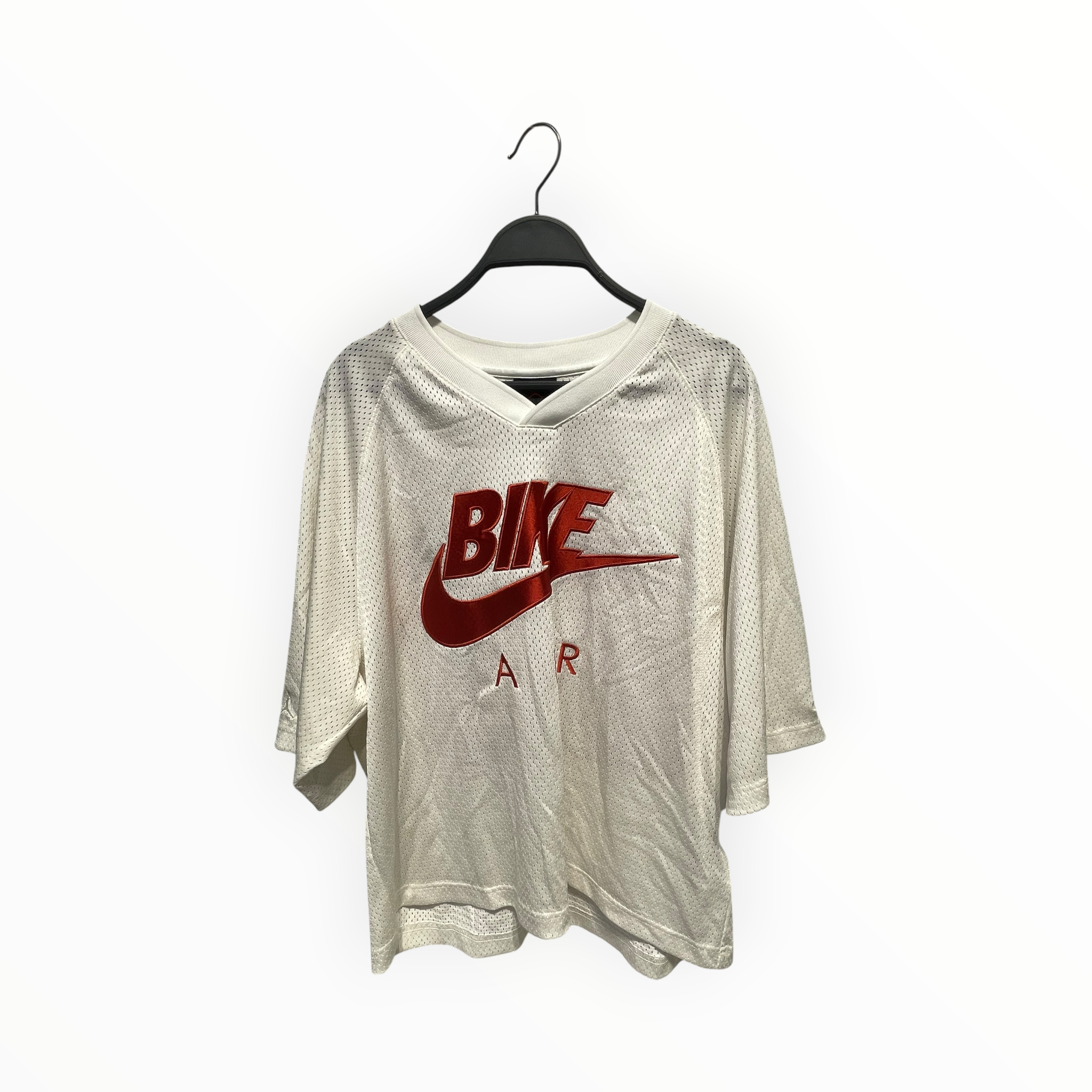 NIKE/T-Shirt/M/Polyester/WHT/"Bike" view 1