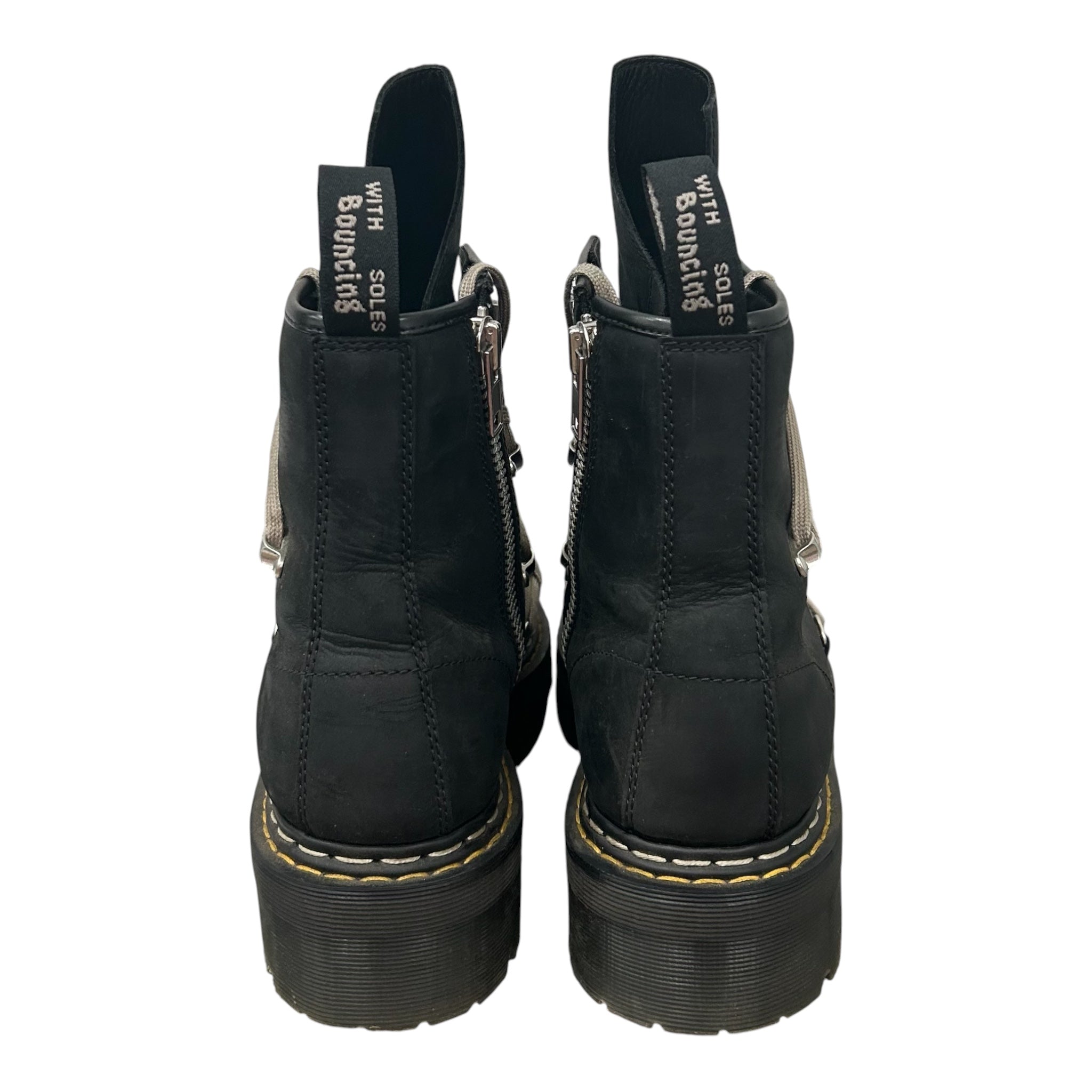 Dr.Martens/Rick Owens/Boots/US 13/Suede/BLK/Megalace Quad RO view 5