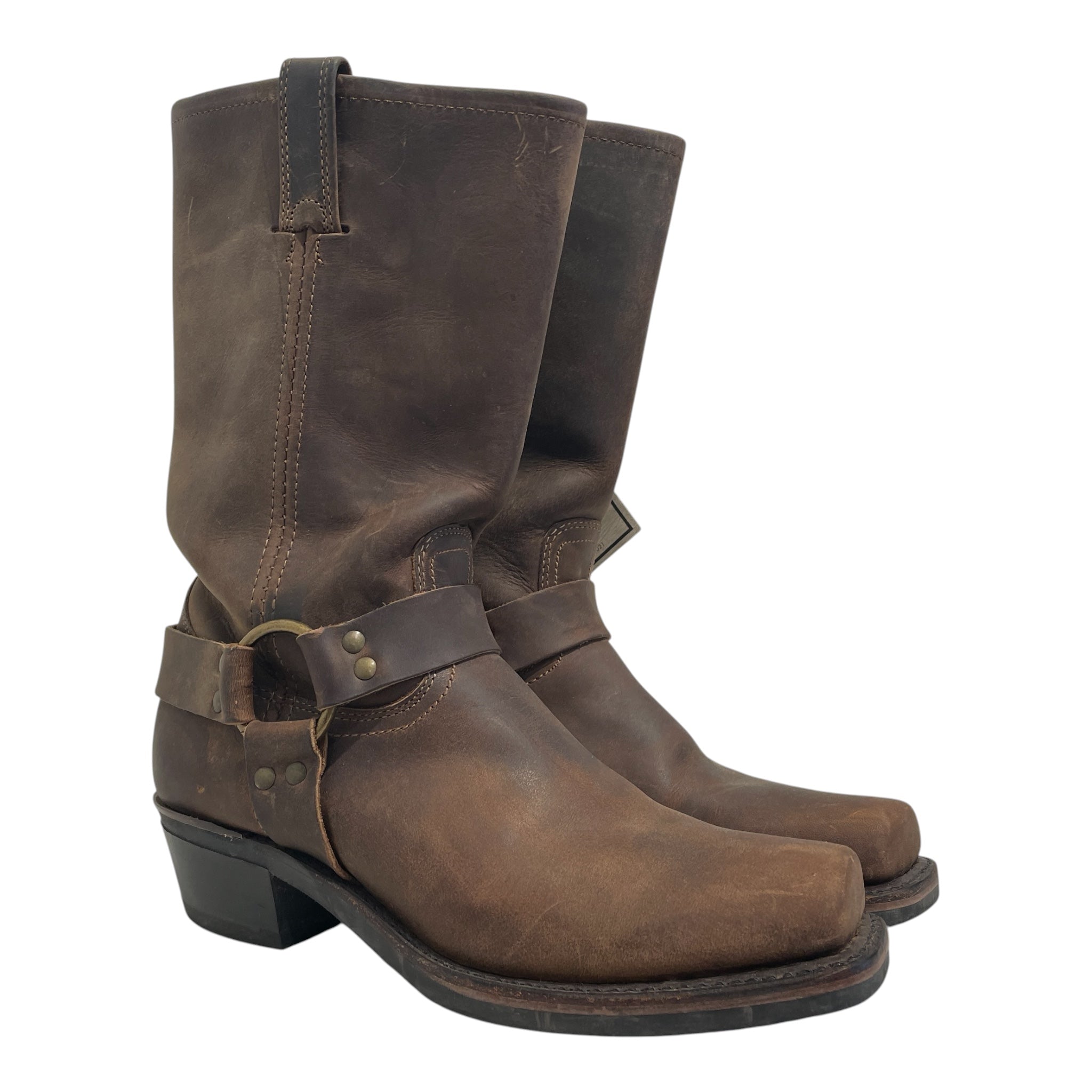 FRYE/Boots/US 10/Leather/BRW/Harness view 1