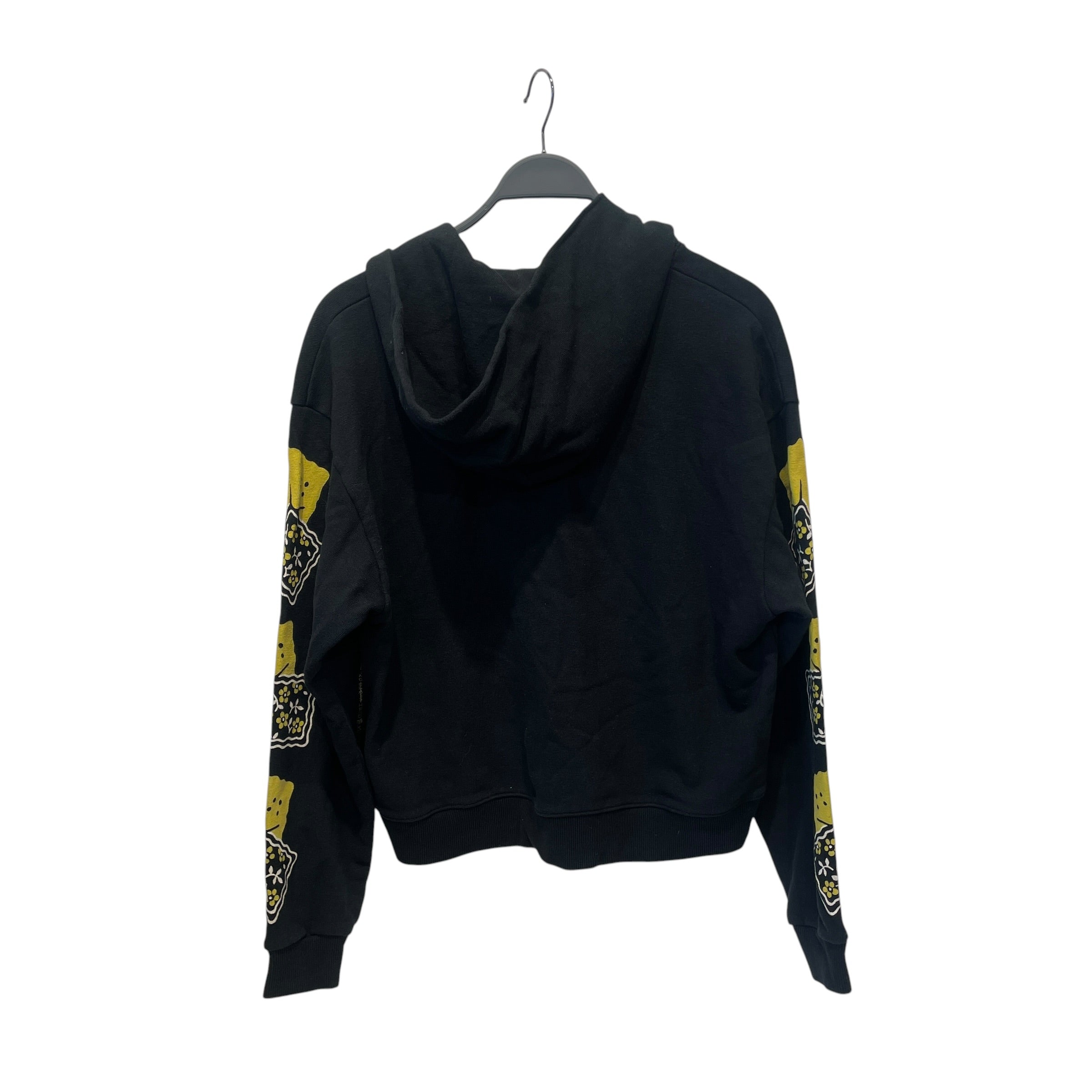 KAPITAL/Zip Up Hoodie/3/Cotton/BLK/SLEEVE GRAPHIC view 4