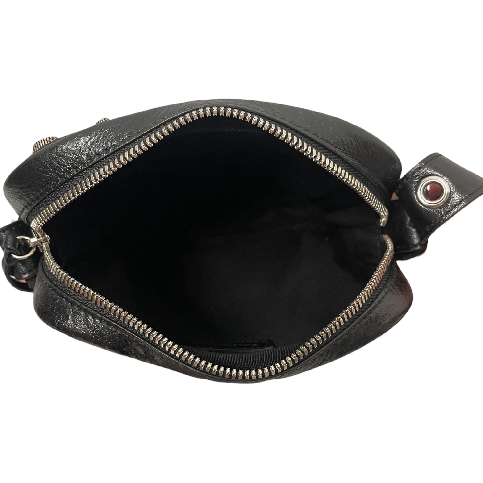 BALENCIAGA/Cross Body Bag/Leather/BLK/ view 6