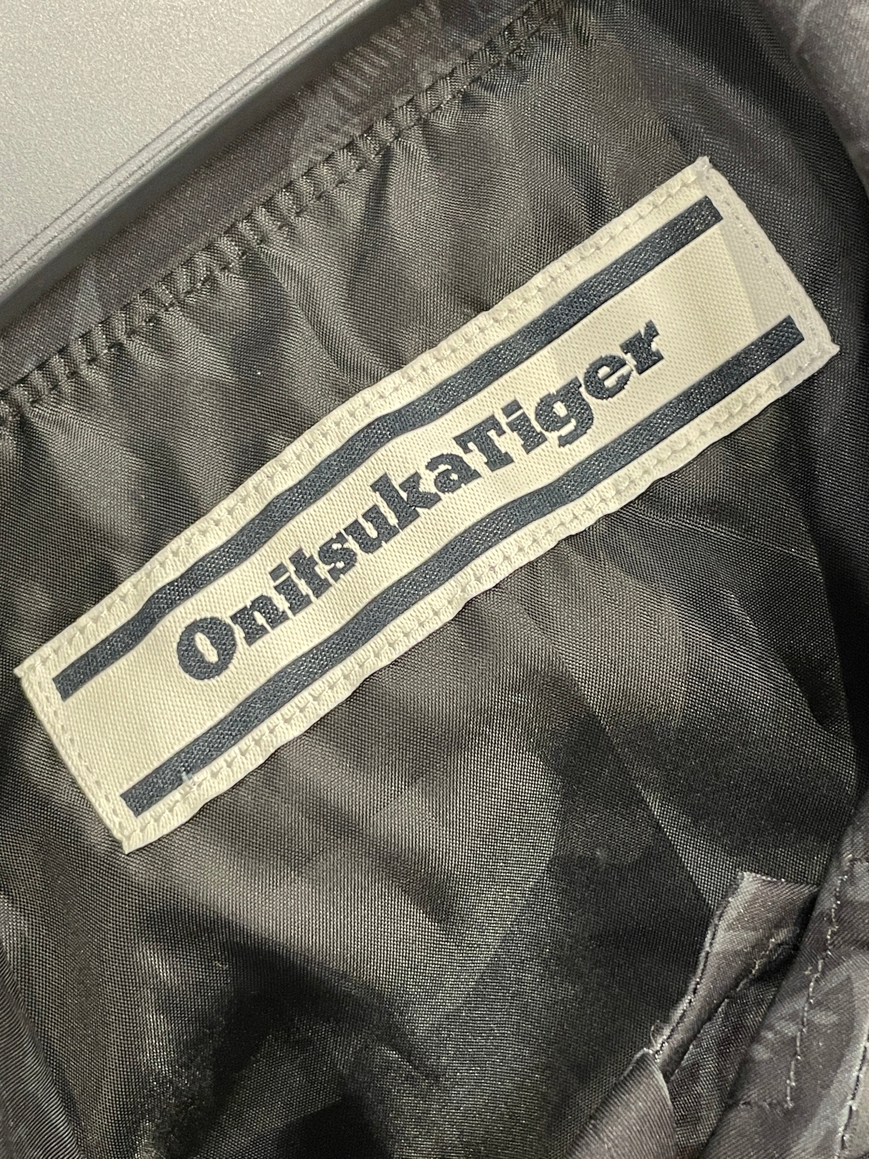 Onitsuka Tiger/Jacket/S/Polyester/BLK/All Over Print/printed coach jacket view 3