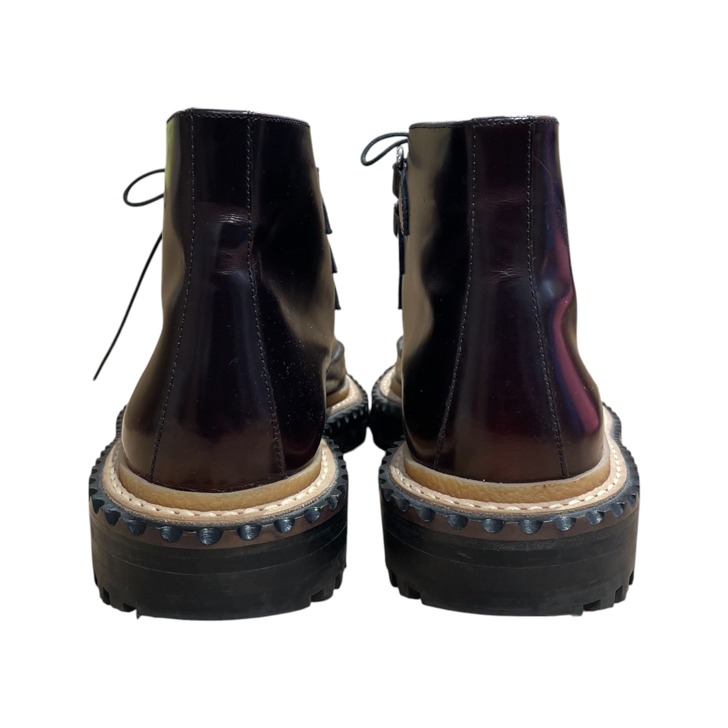 BURBERRY LONDON/Boots/EU 37.5/Leather/BRD/Melton creeper boots view 4