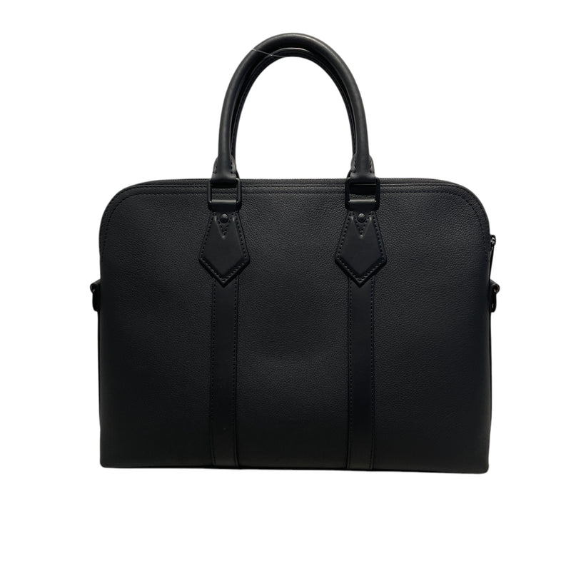 LOUIS VUITTON/Briefcase/Leather/BLK/TAKEOFF BRIEFCASE
