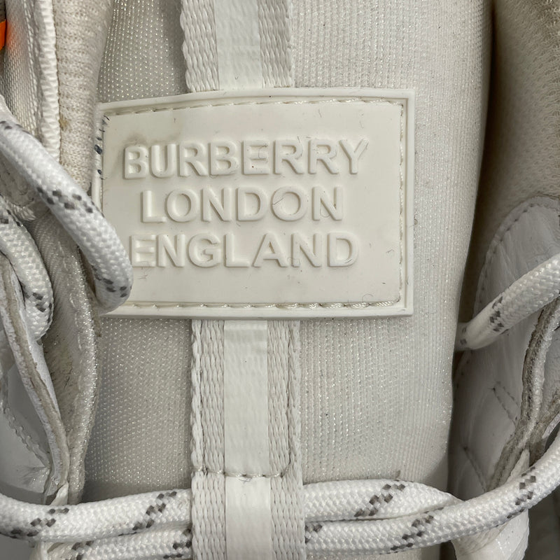 BURBERRY LONDON/Low-Sneakers/US 12/WHT/