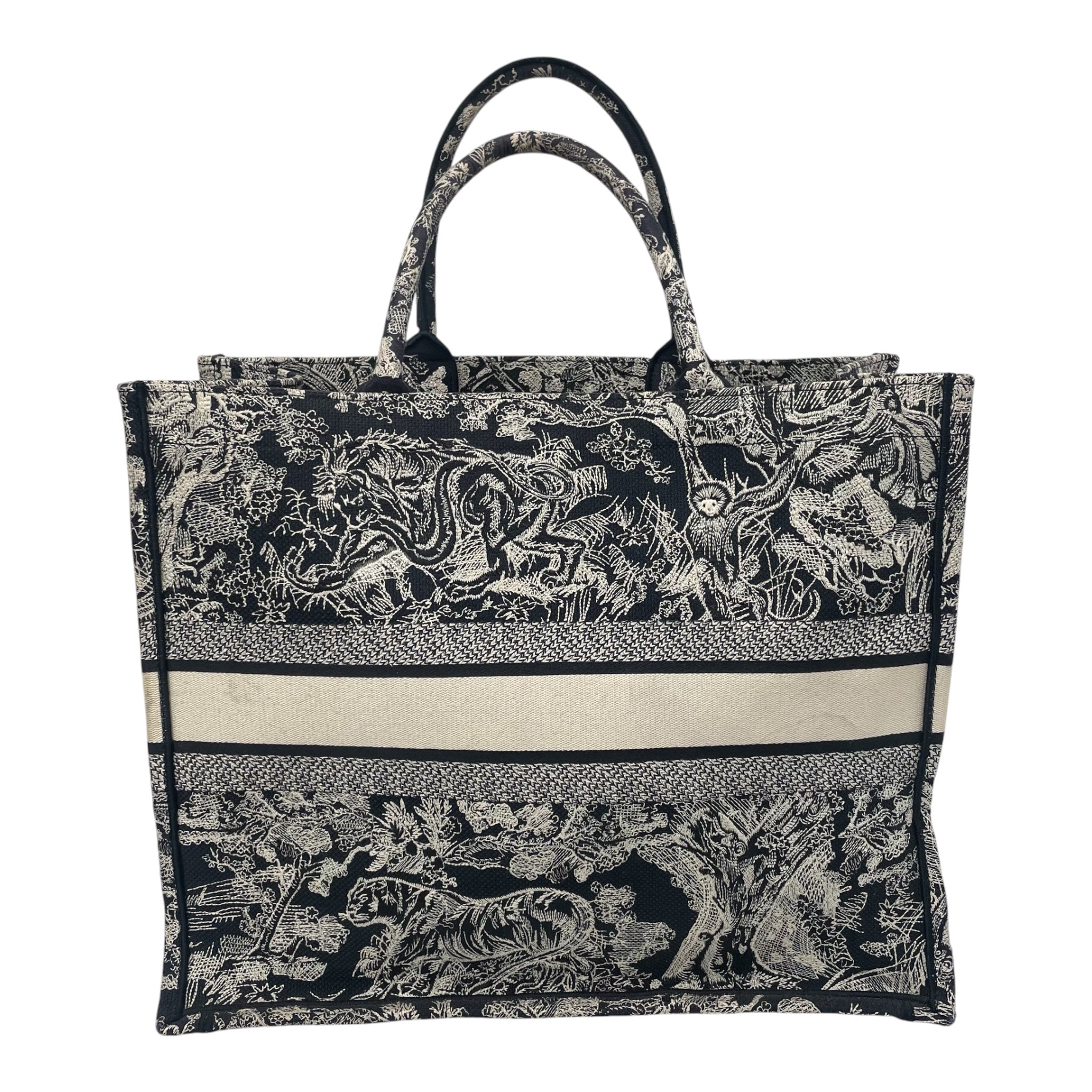 Christian Dior/Tote Bag/All Over Print/NVY/MEDIUMBOOKTOTE view 2