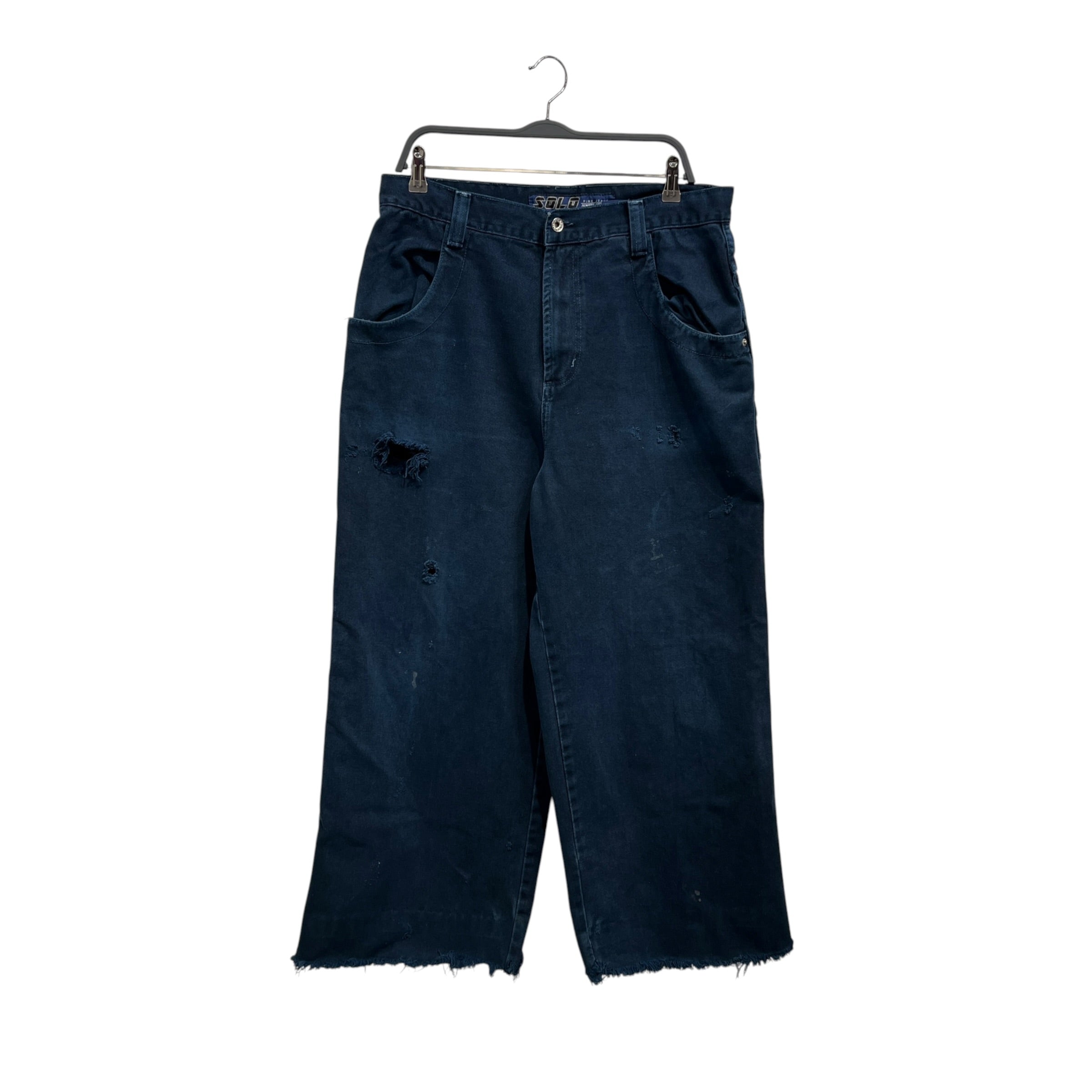 Vintage/Straight Pants/36/Cotton/NVY/Solo Pure Jeans(Super Baggy) view 1