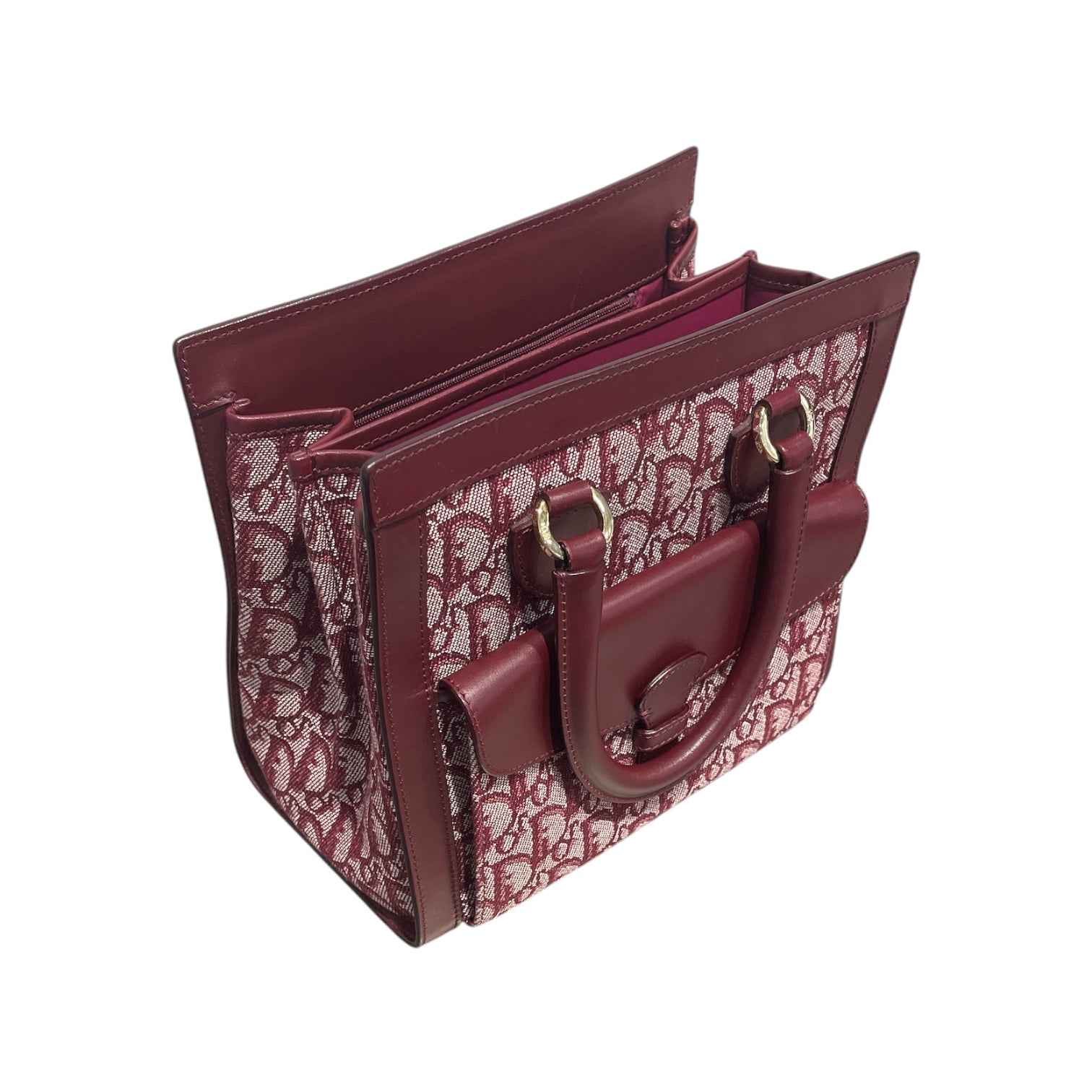 Christian Dior/Hand Bag/Monogram/Cotton/BRD/POCKET TROTTER view 6