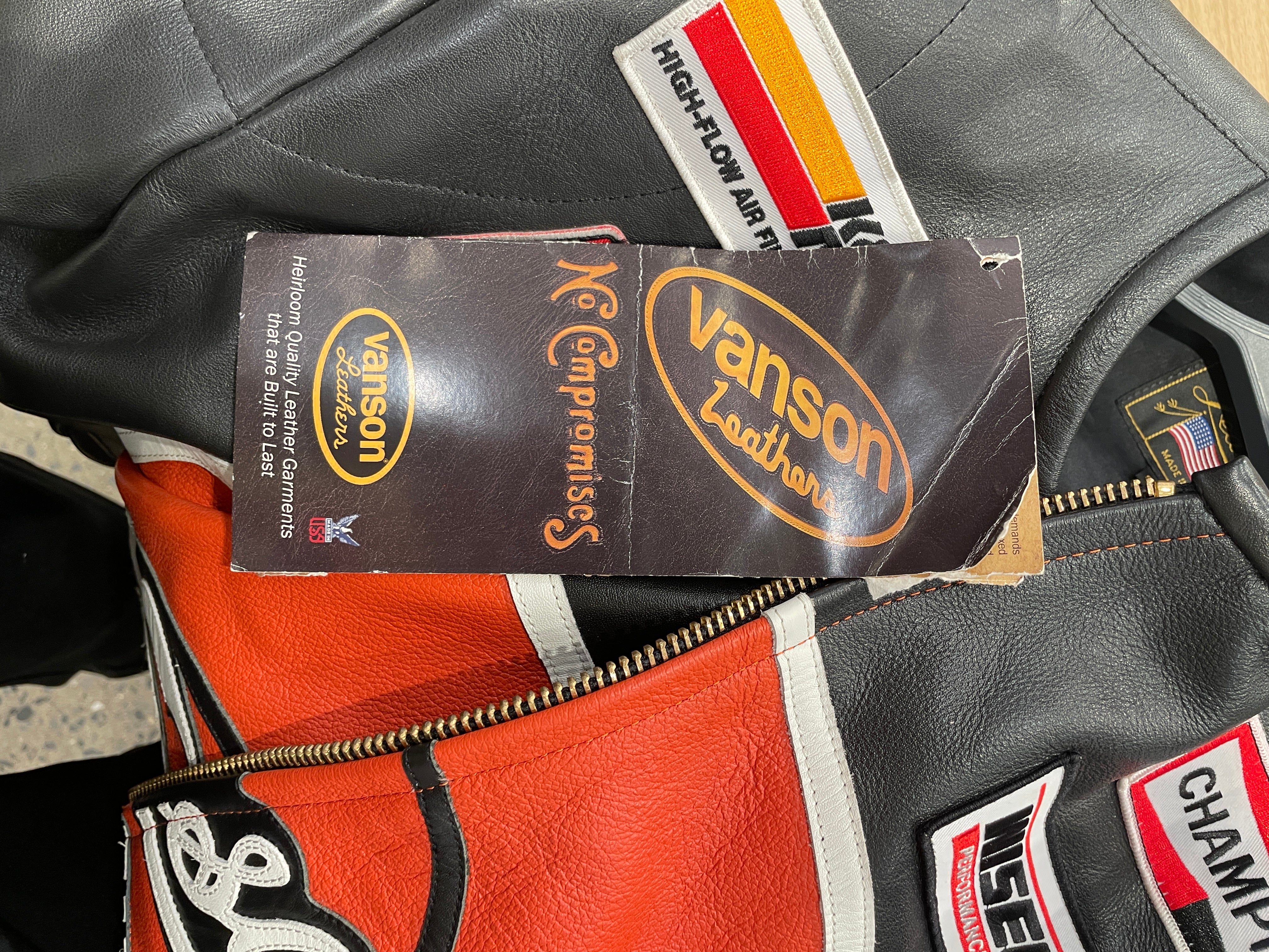 VANSON/Riders Jkt (W)/56/Leather/ORN/Border/RACER JACKET view 4