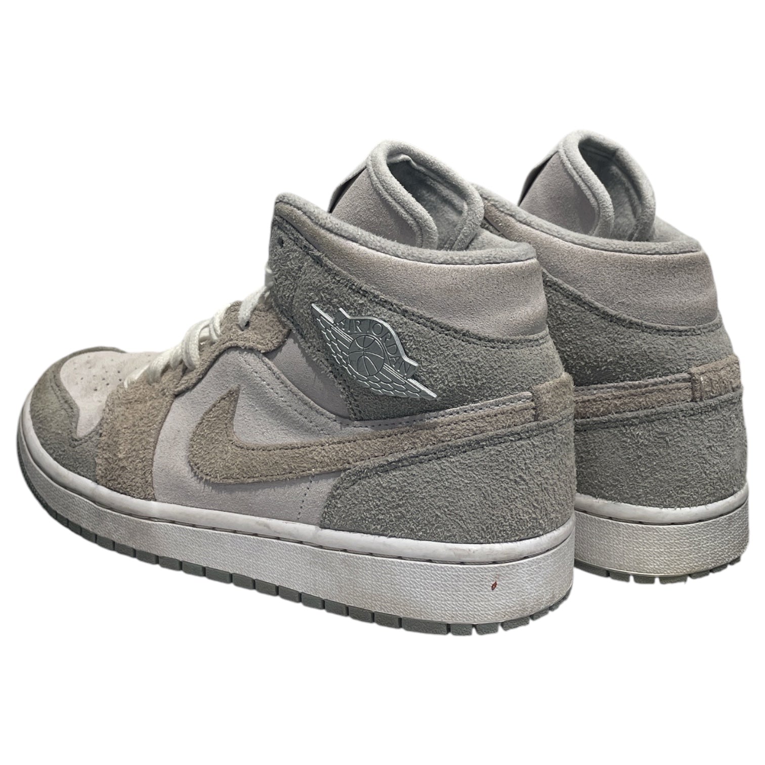 NIKE/Hi-Sneakers/US 9/Leather/SLV/Mid 1 Particle Gray view 2