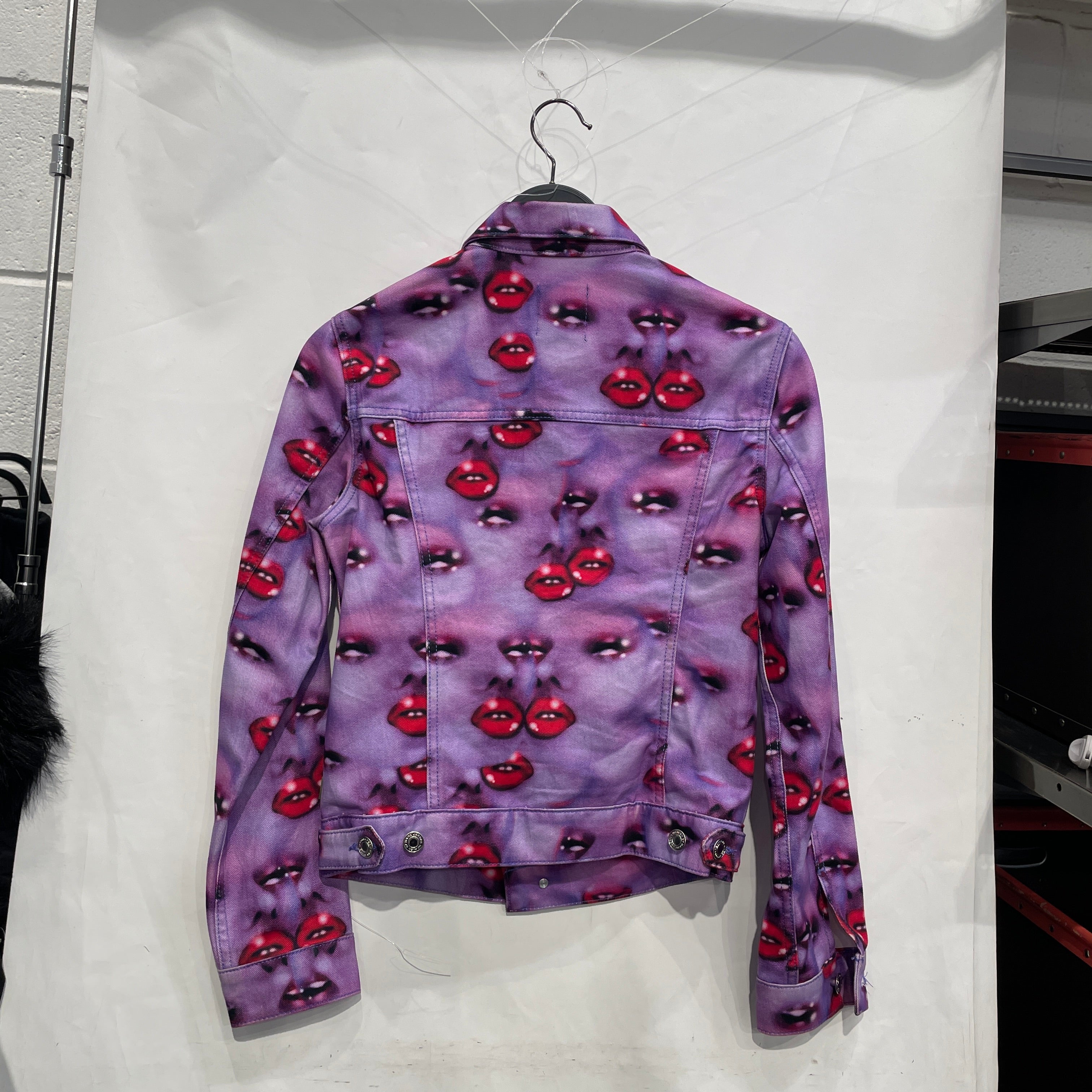 Heaven By Marc Jacobs/Jacket/XS/All Over Print/Denim/MLT/LIPS view 2