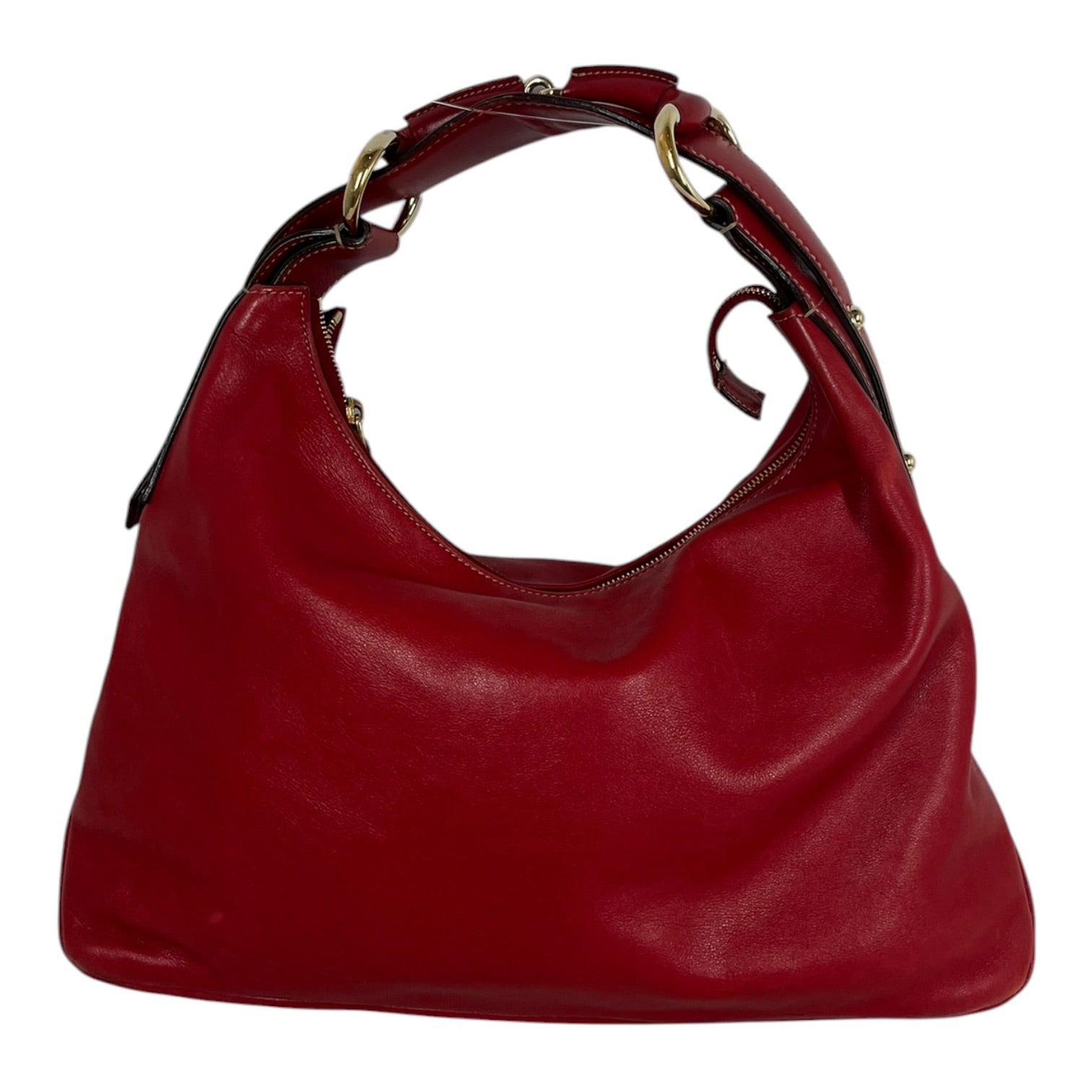 GUCCI/Bag/Leather/RED/HORSEBIT HOBO BAG view 1