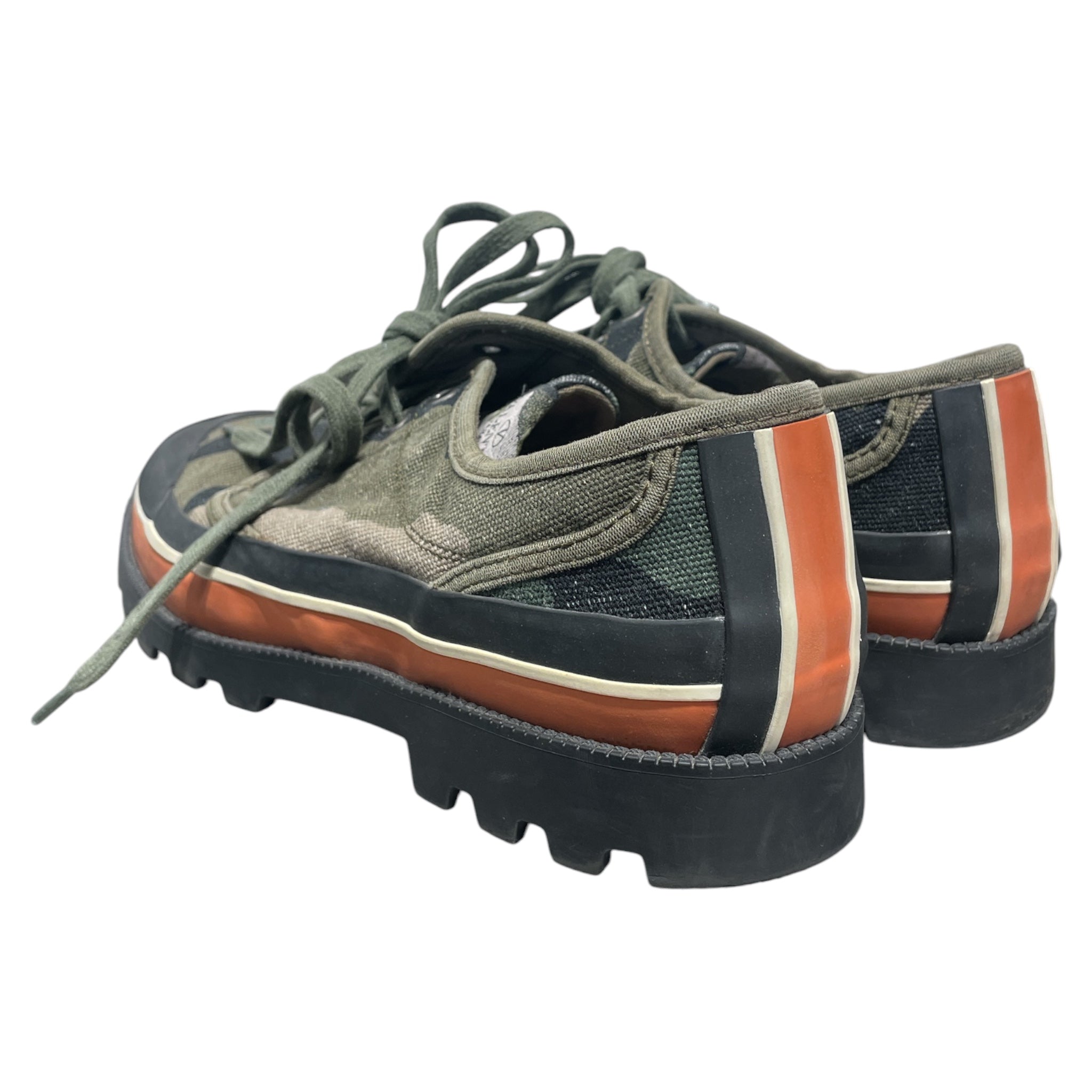 VALENTINO/Low-Sneakers/EU 40.5/Camouflage/GRN/Camo Lace up Lug view 2