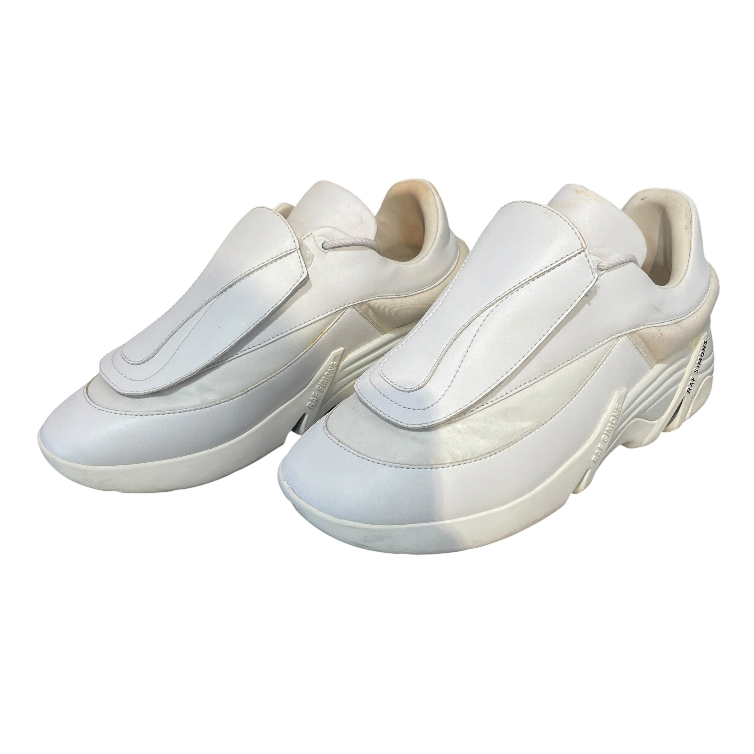 RAF SIMONS/Low-Sneakers/EU 40/Leather/WHT/AnteI view 2