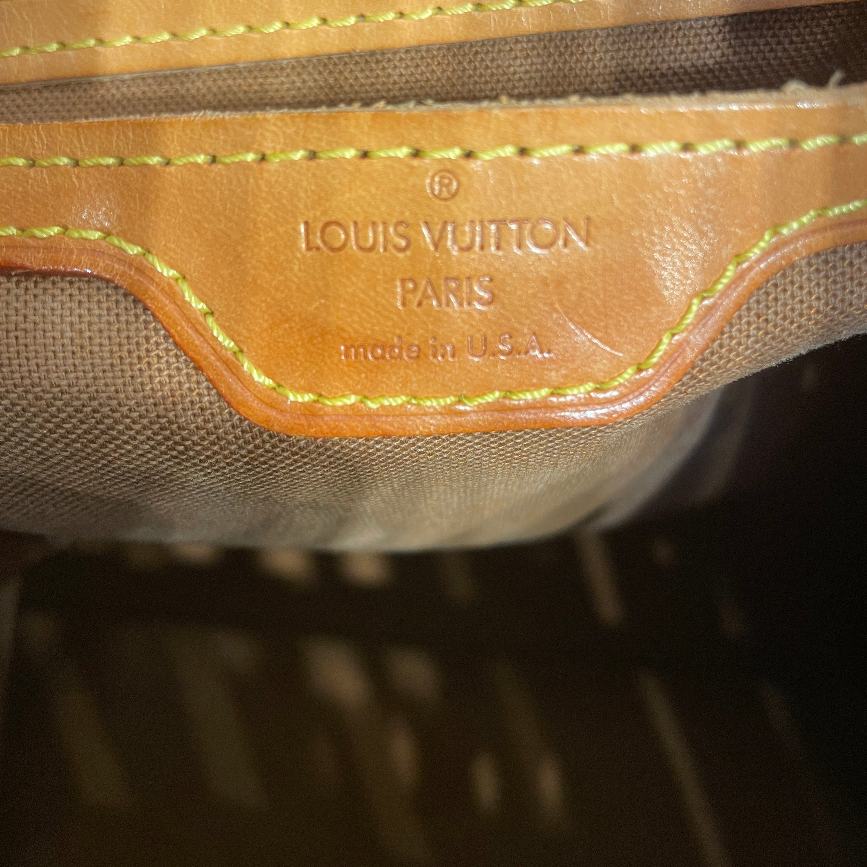 LOUIS VUITTON/Backpack/Monogram/Leather/BRW/Montsouris view 3