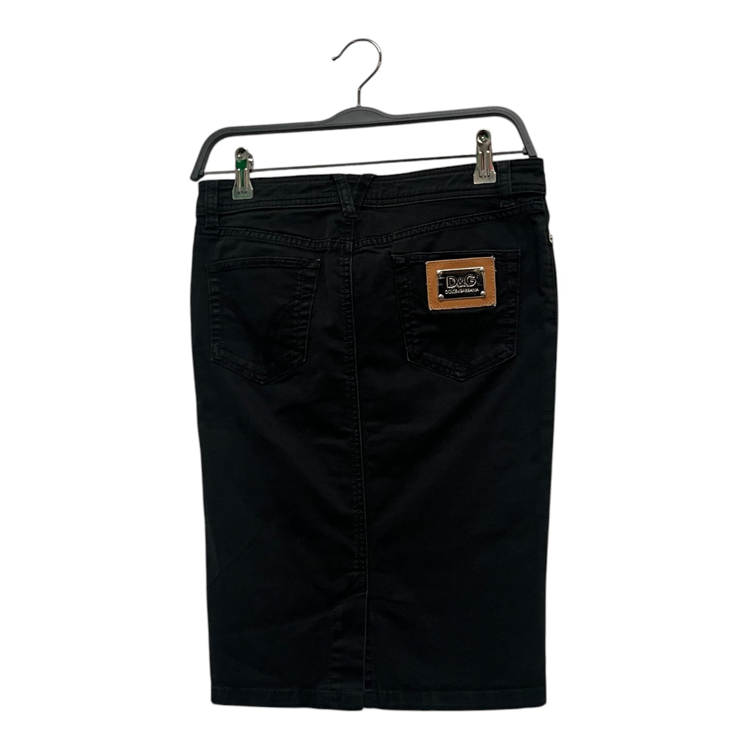 DOLCE&GABBANA/Skirt/24/Cotton/BLK/MIDI view 2