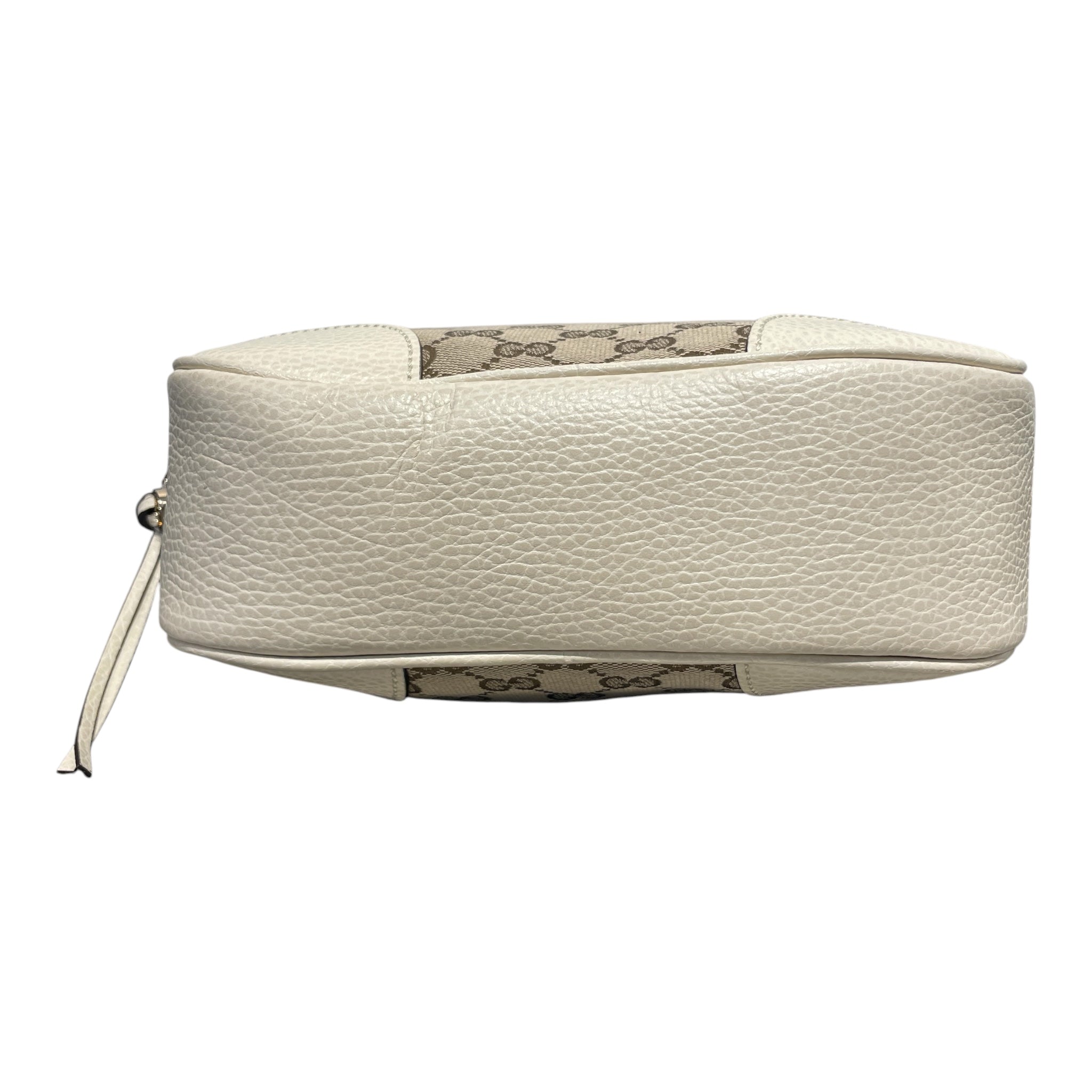 GUCCI/Cross Body Bag/Monogram/Cotton/BEG/canvas bree crossbody view 3
