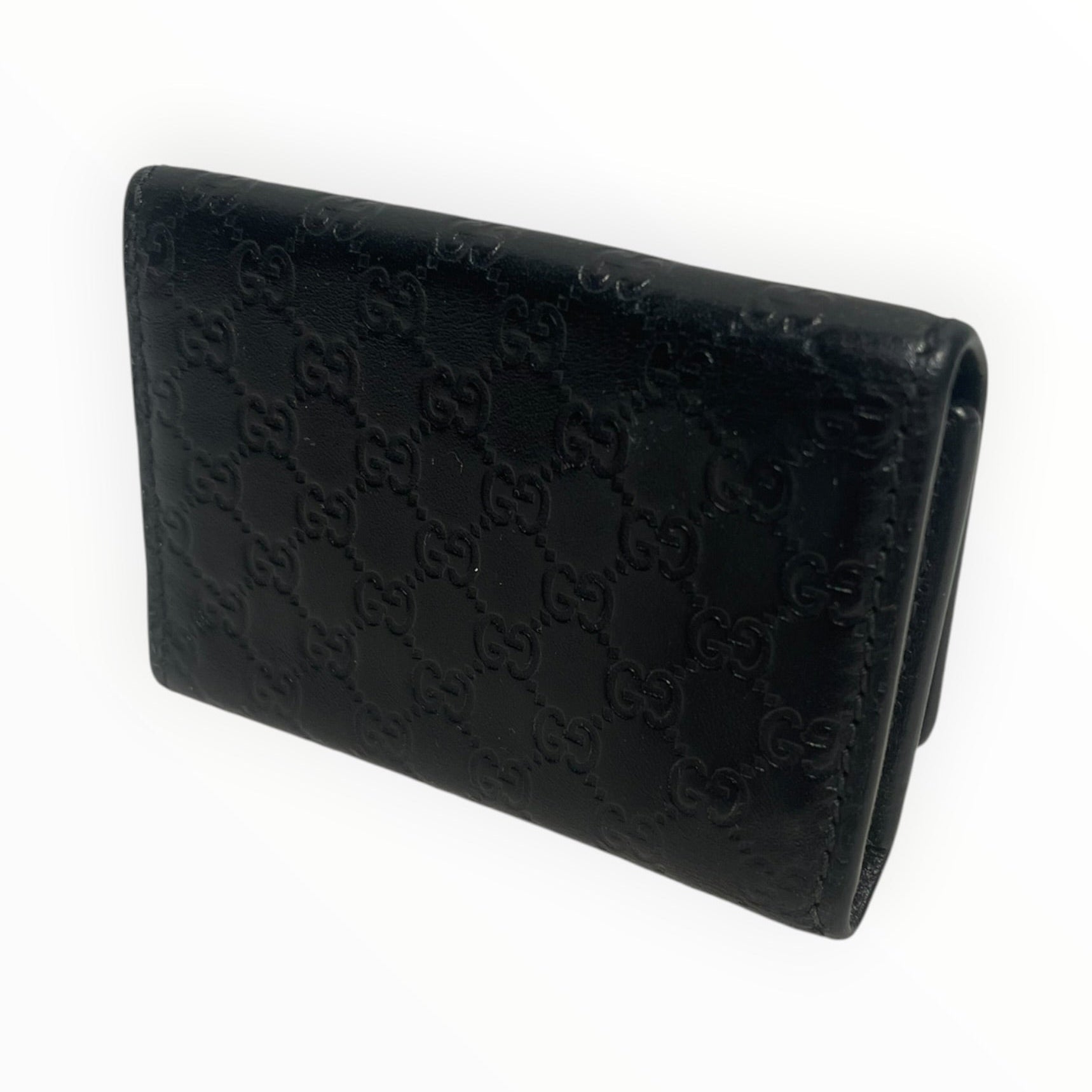 GUCCI/Key Holder/Monogram/Leather/BLK/guccissima leather key holder view 2