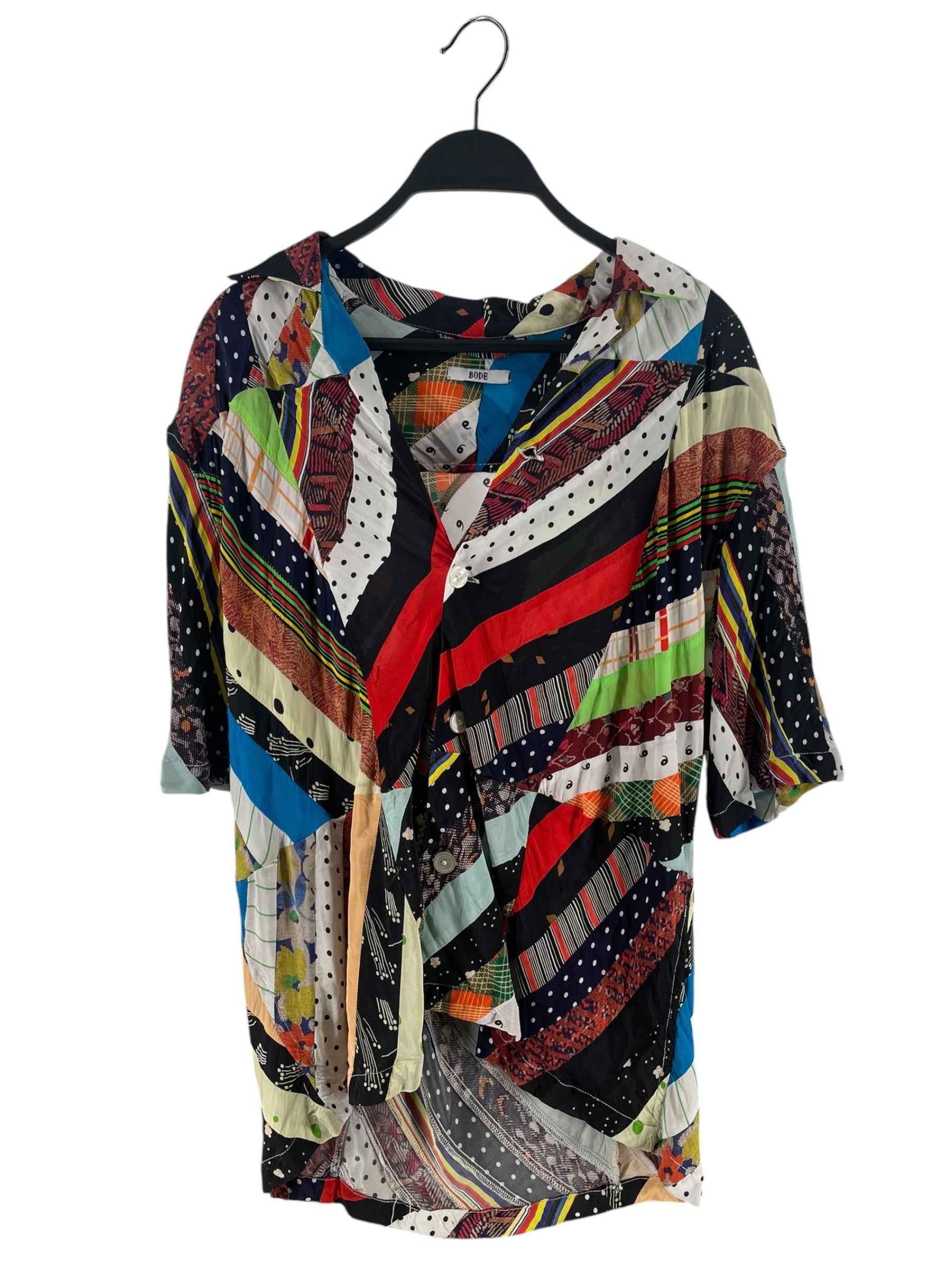 BODE/SS Shirt/M/MLT/All Over Print/PATCHWORK SHIRT view 1