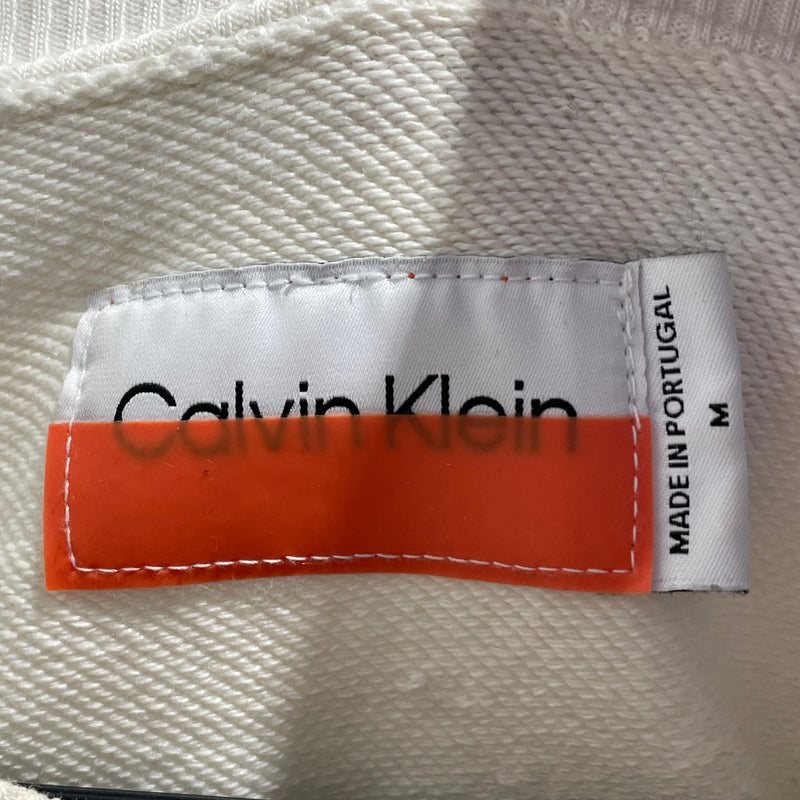 Calvin Klein/HERON PRESTON/Sweatshirt/M/Cotton/WHT/