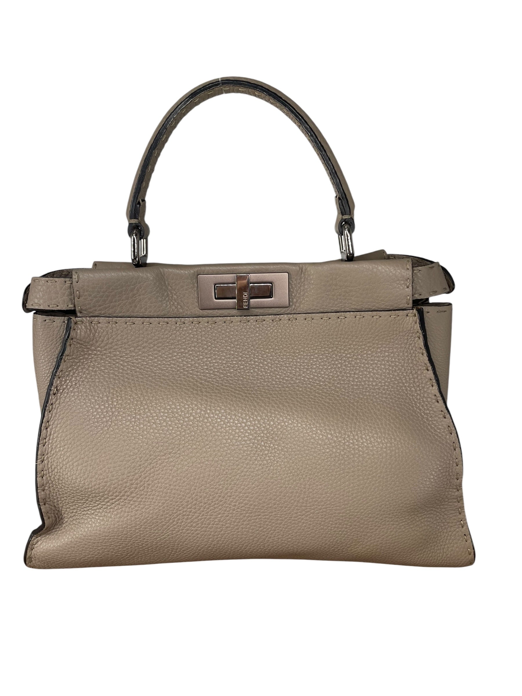 FENDI/Bag/Leather/GRY/GRY PEEKABOO view 3