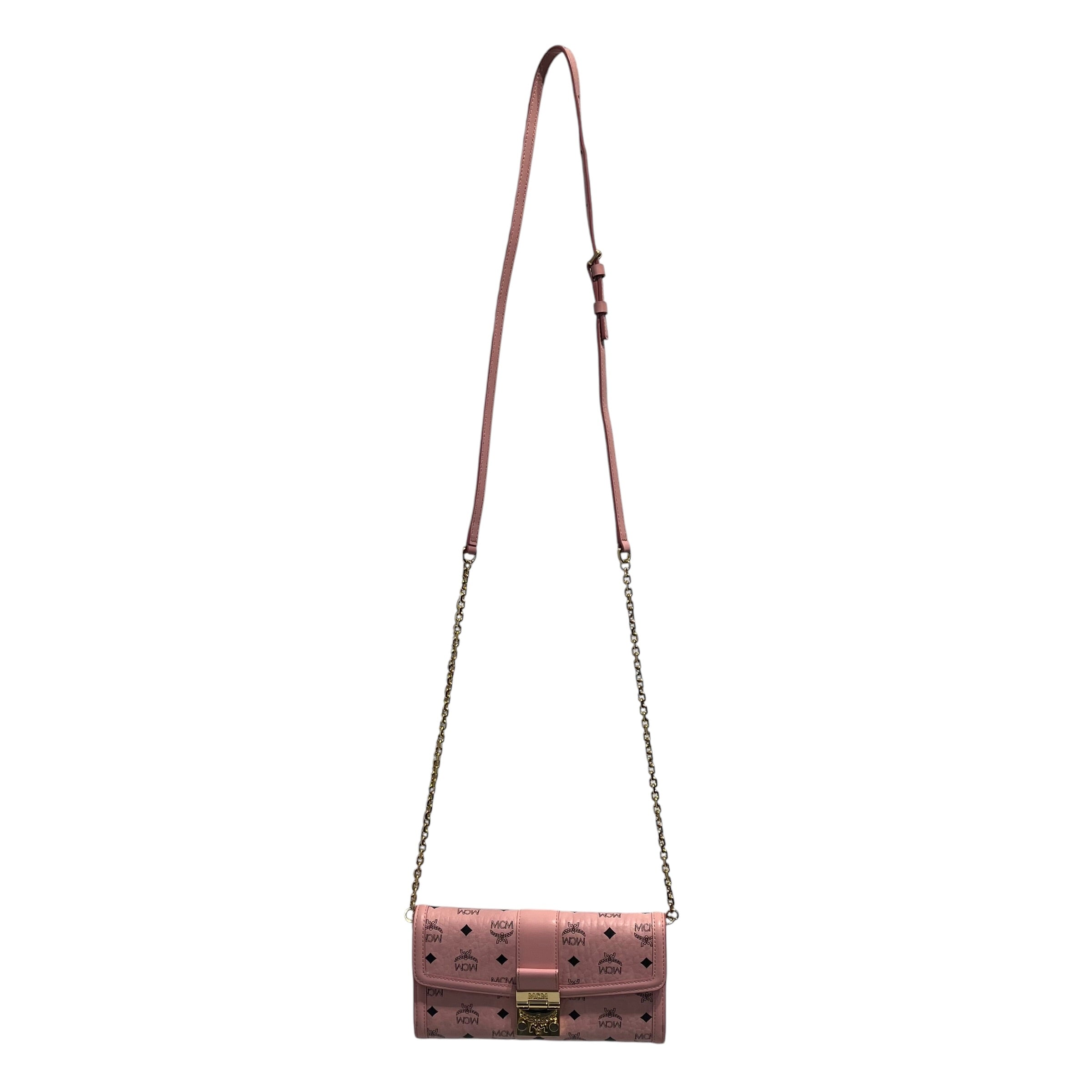 MCM/Cross Body Bag/Monogram/Leather/PNK/ view 1