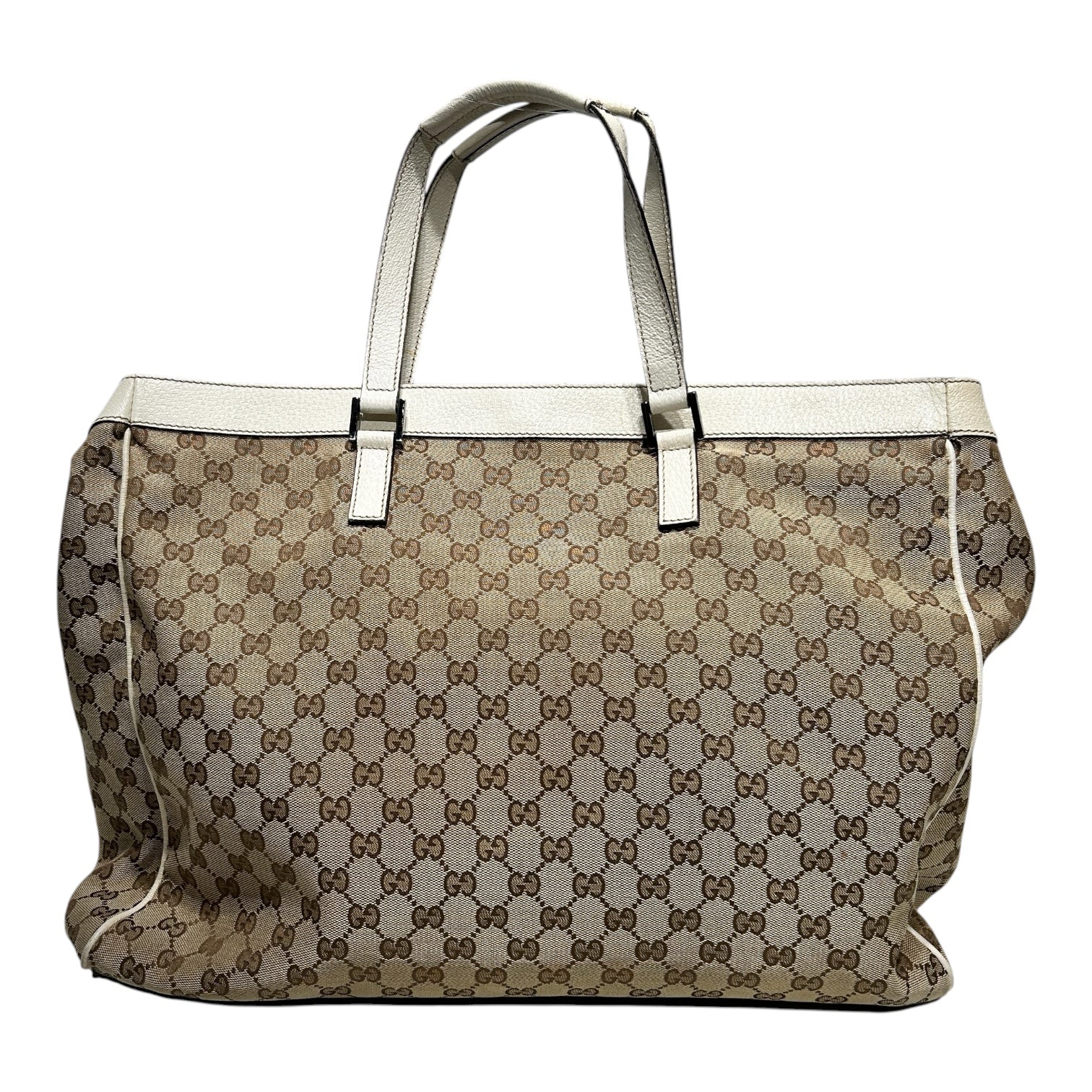 GUCCI/Tote Bag/Monogram/CML/Large Monogram Tote w Pockets view 2