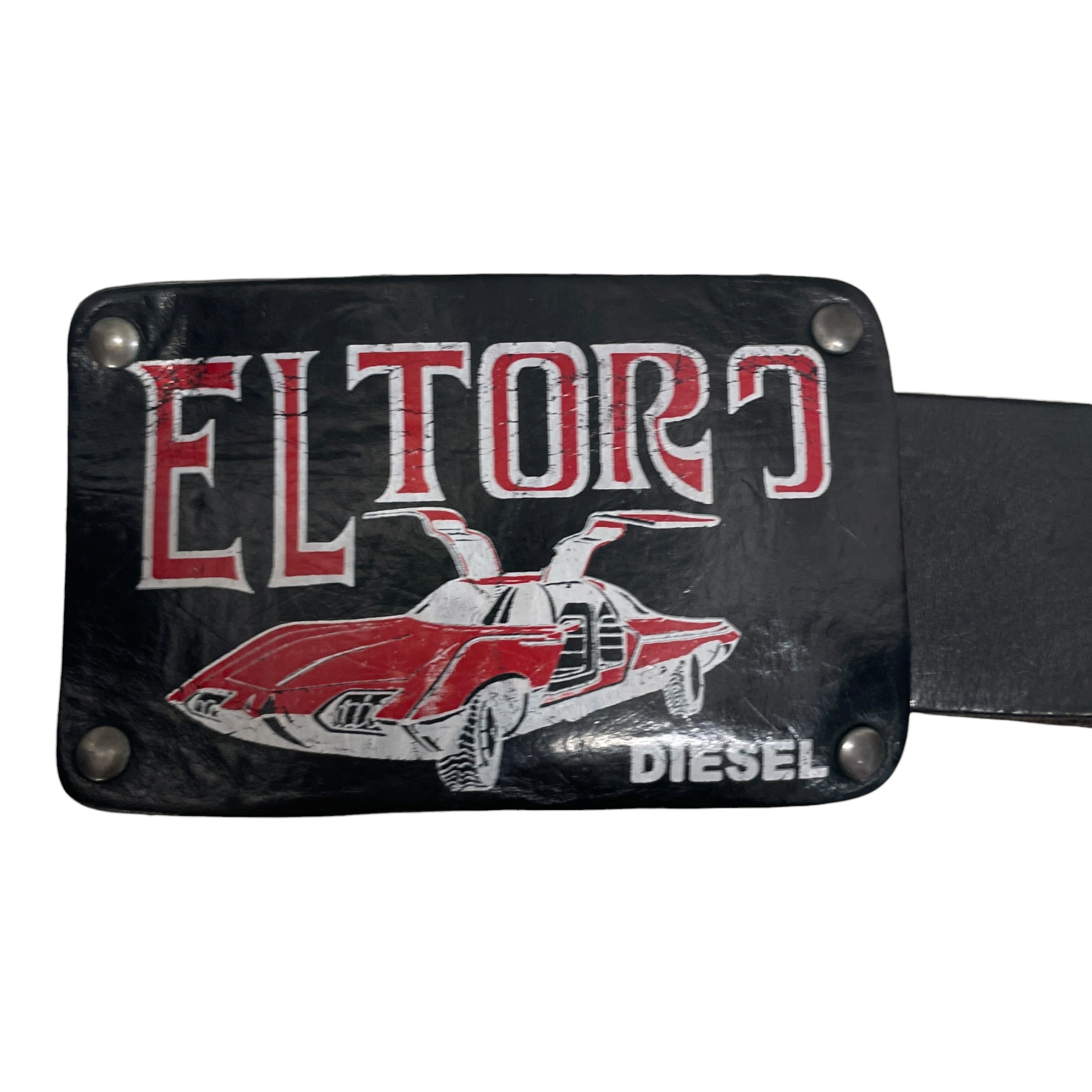 DIESEL/Belt/Leather/BLK/M's/EL TORO LEATHER BUCKLE view 2
