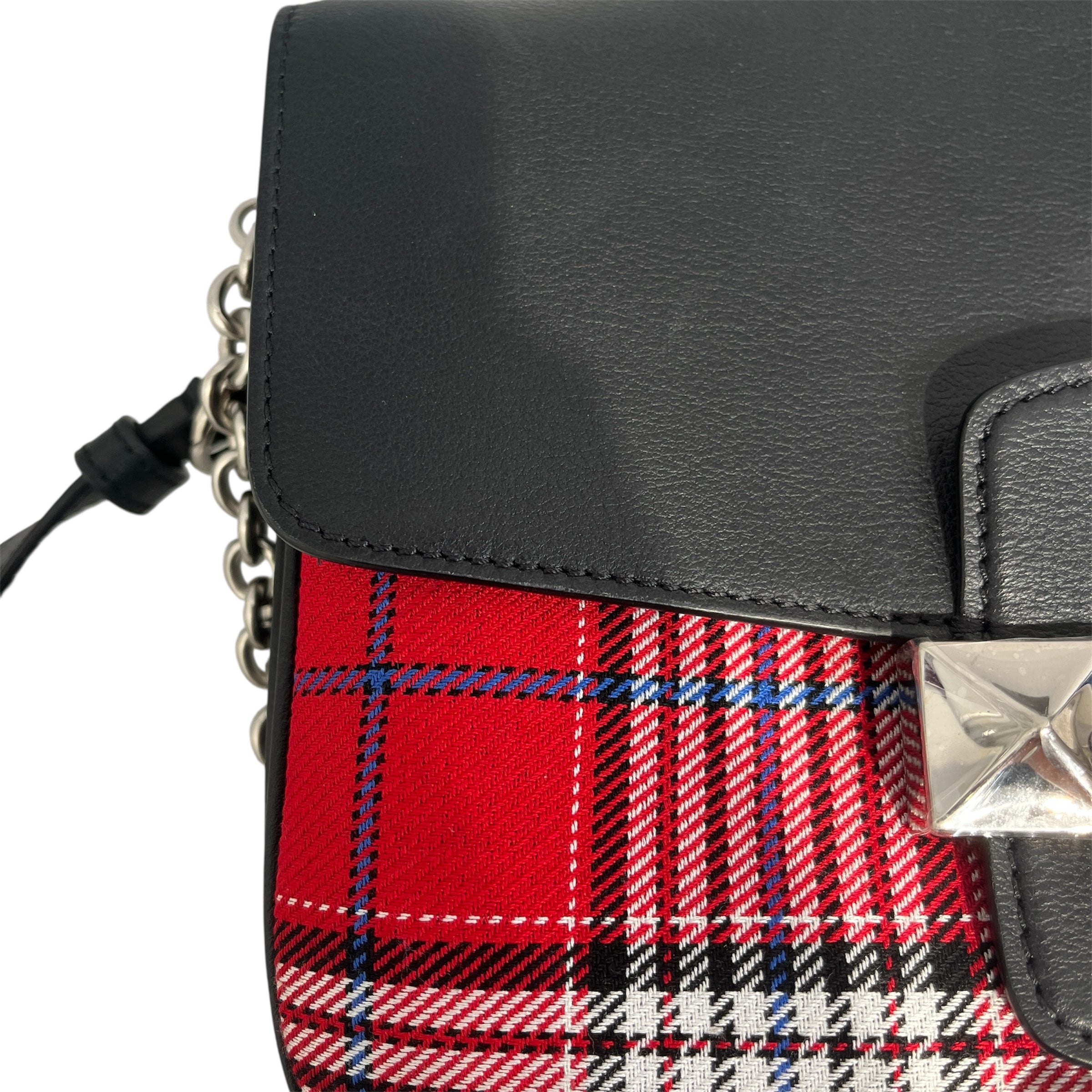 MULBERRY/Hand Bag/Plaid/Leather/BLK/ view 6