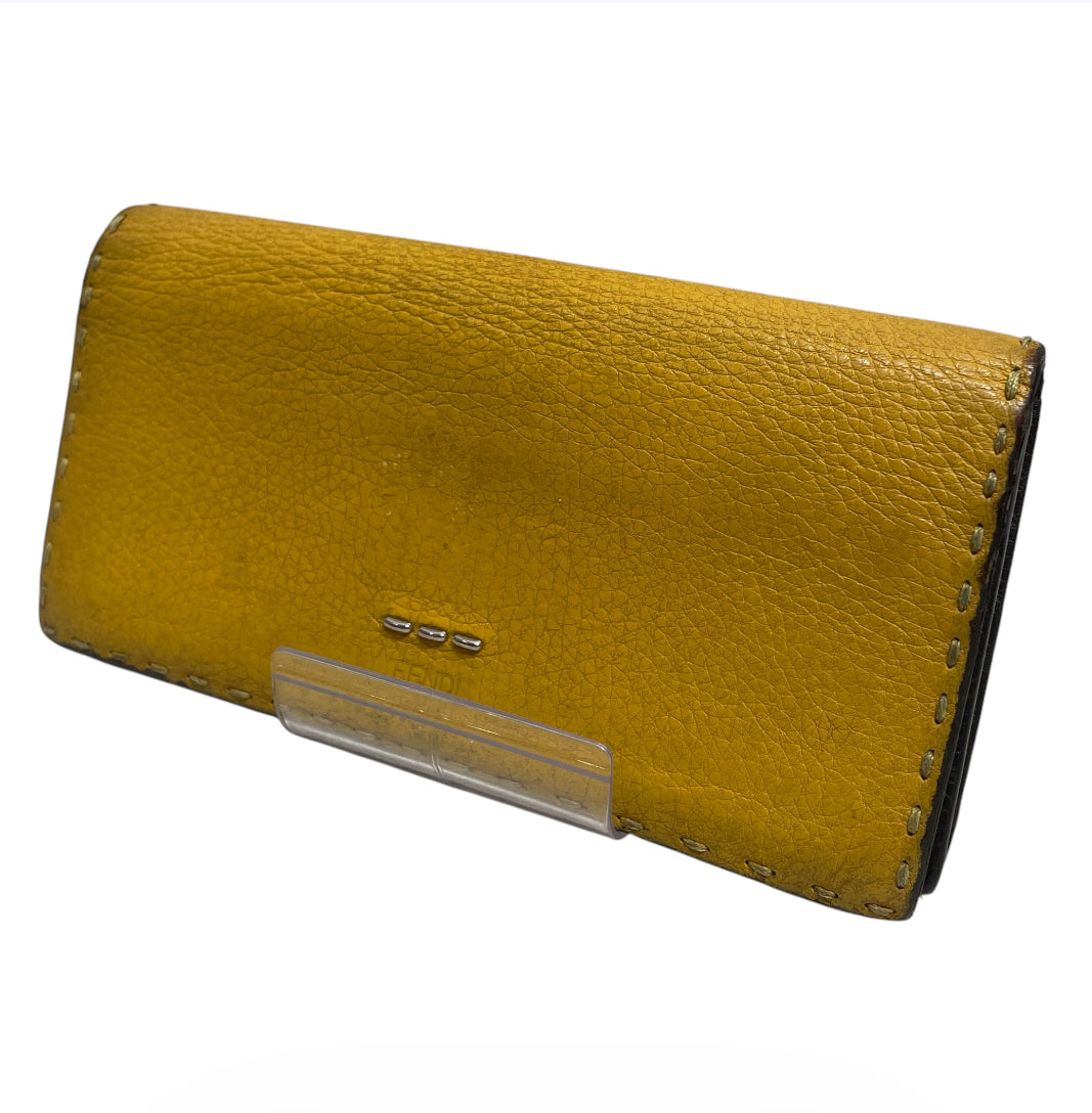 FENDI/Long Wallet/Leather/YEL/M's/SELLERIA LONG view 1